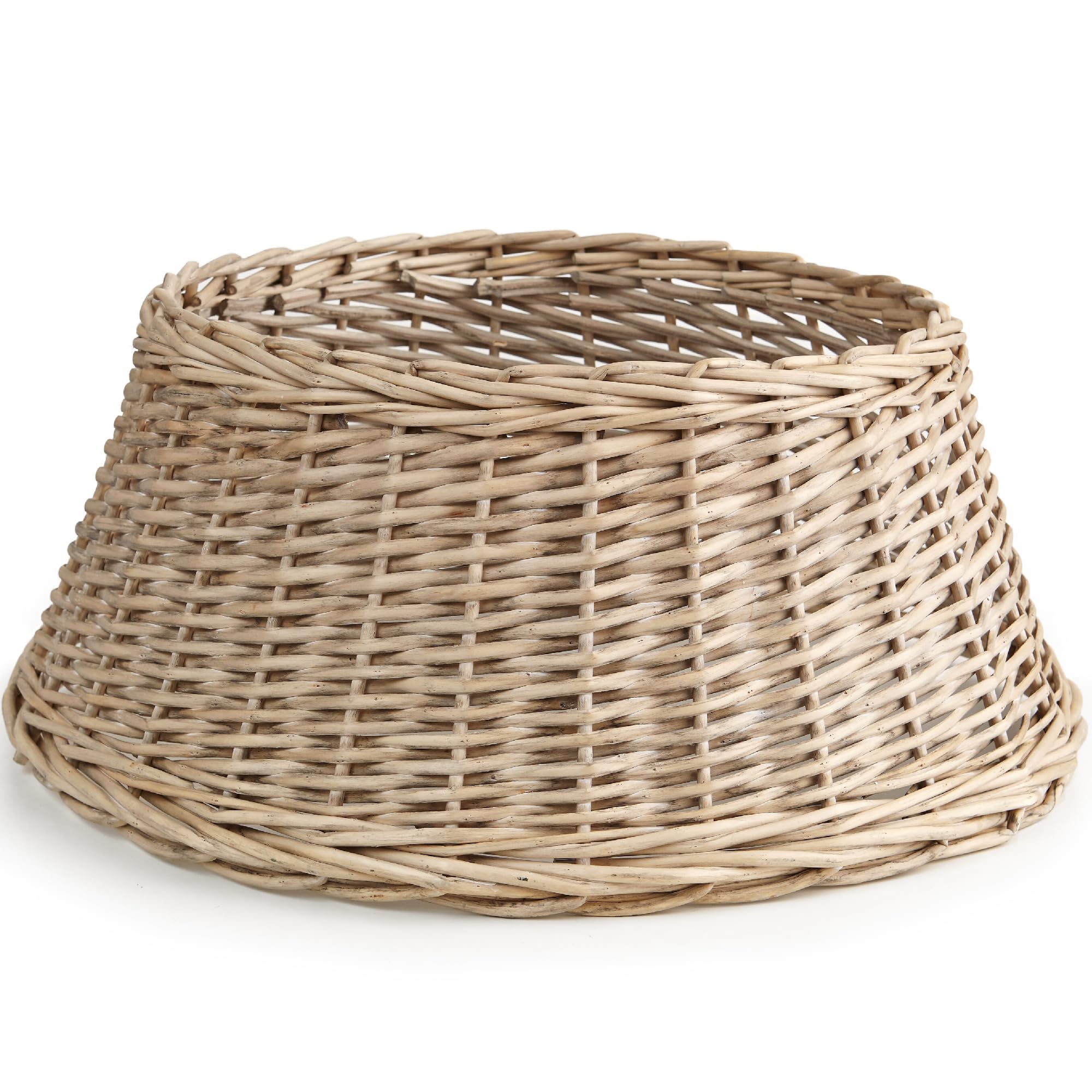 Vivo 60Cm Christmas Tree Skirt Woven Willow Xmas Collar Wicker Rattan Trunk Basket Guard from B&Q
