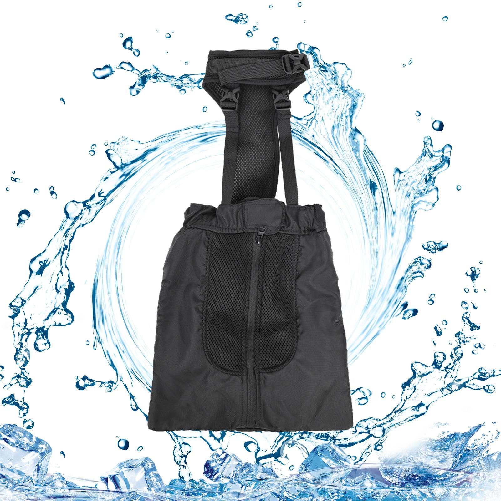 Borsa per Cani, Borsa per Recupero Alternativo della Sedia a rotelle, per Gambe Posteriori e Posteriori, Traspirante, Regolabile, Protettiva, per Proprietari di Animali Domestici, Cani feriti