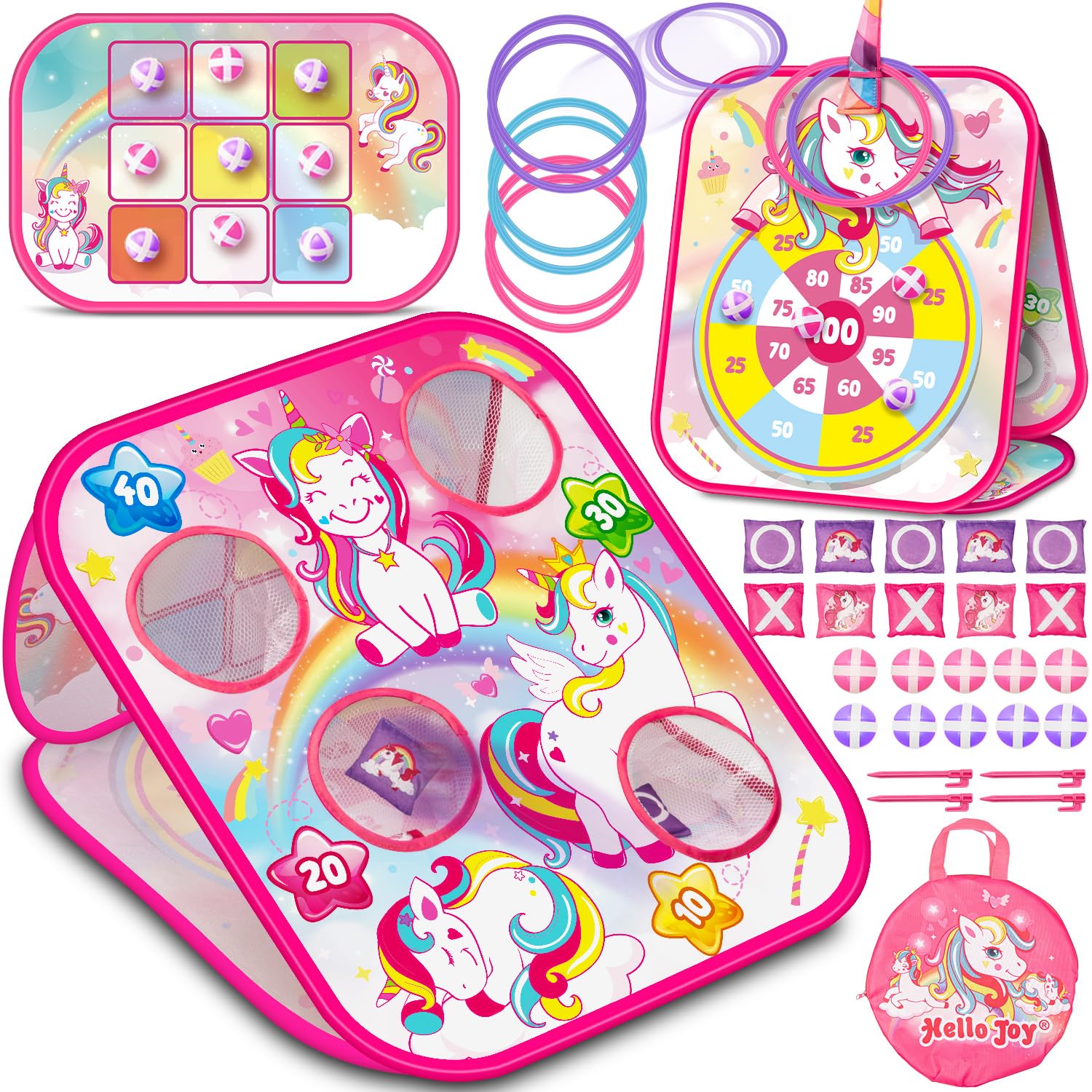 Bean Bag Toss Game for Kids - Cornhole Board Outdoor Toys for Toddlers -Party Activities Carnival Outside Yard Backyard Beach Lawn Games Toy for Kid Boys Girls Age 3 4 5 6 7 8 Year Old Birthday Gifts