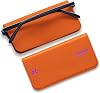 Luxury Slim Leather Glasses Case | Handmade Full-Grain Leather Eyewear Wrap with Magnetic Closure & Gift Box | Ultra-Slim Protective Case in 9 Elegant Colours
