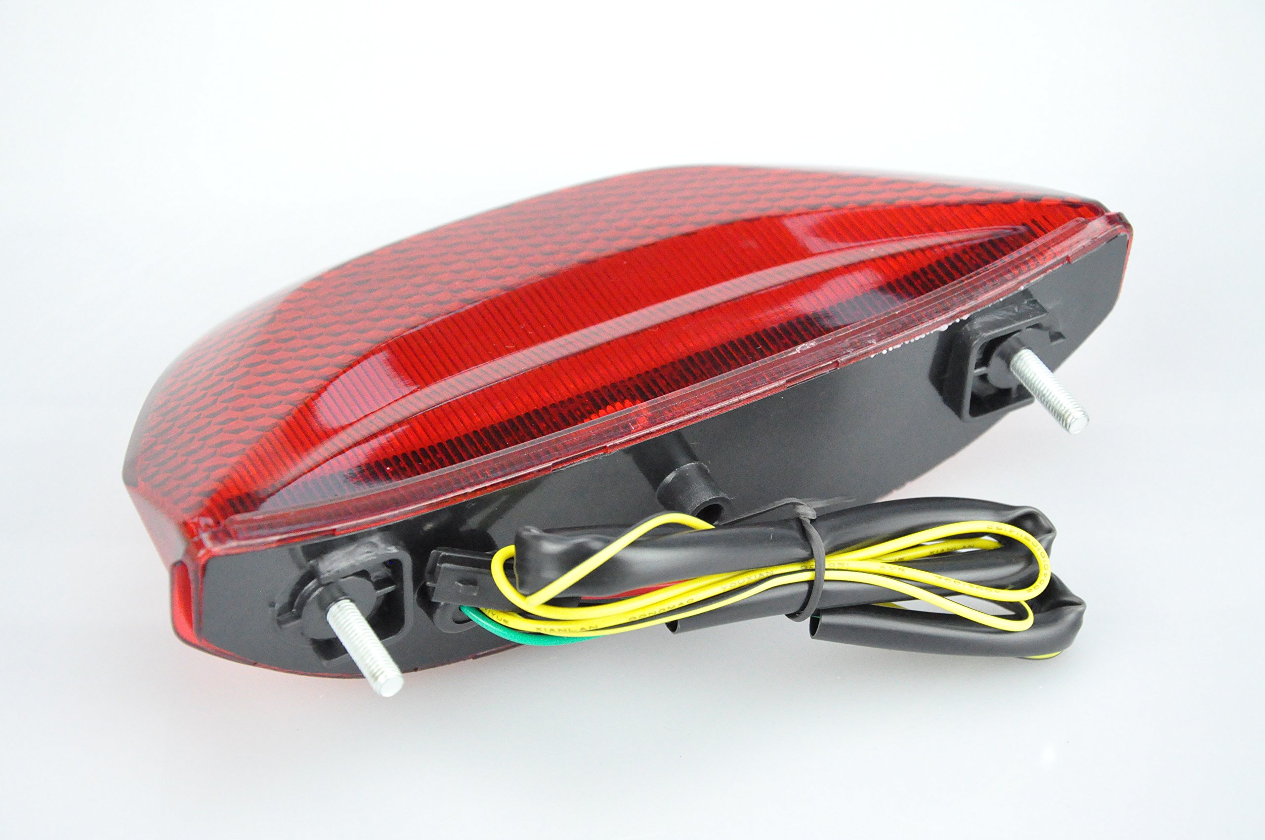 Ashata Feu arrière de remorque Qiilu 12V Tail Lights,Waterproof Super Bright Trailer 16LED