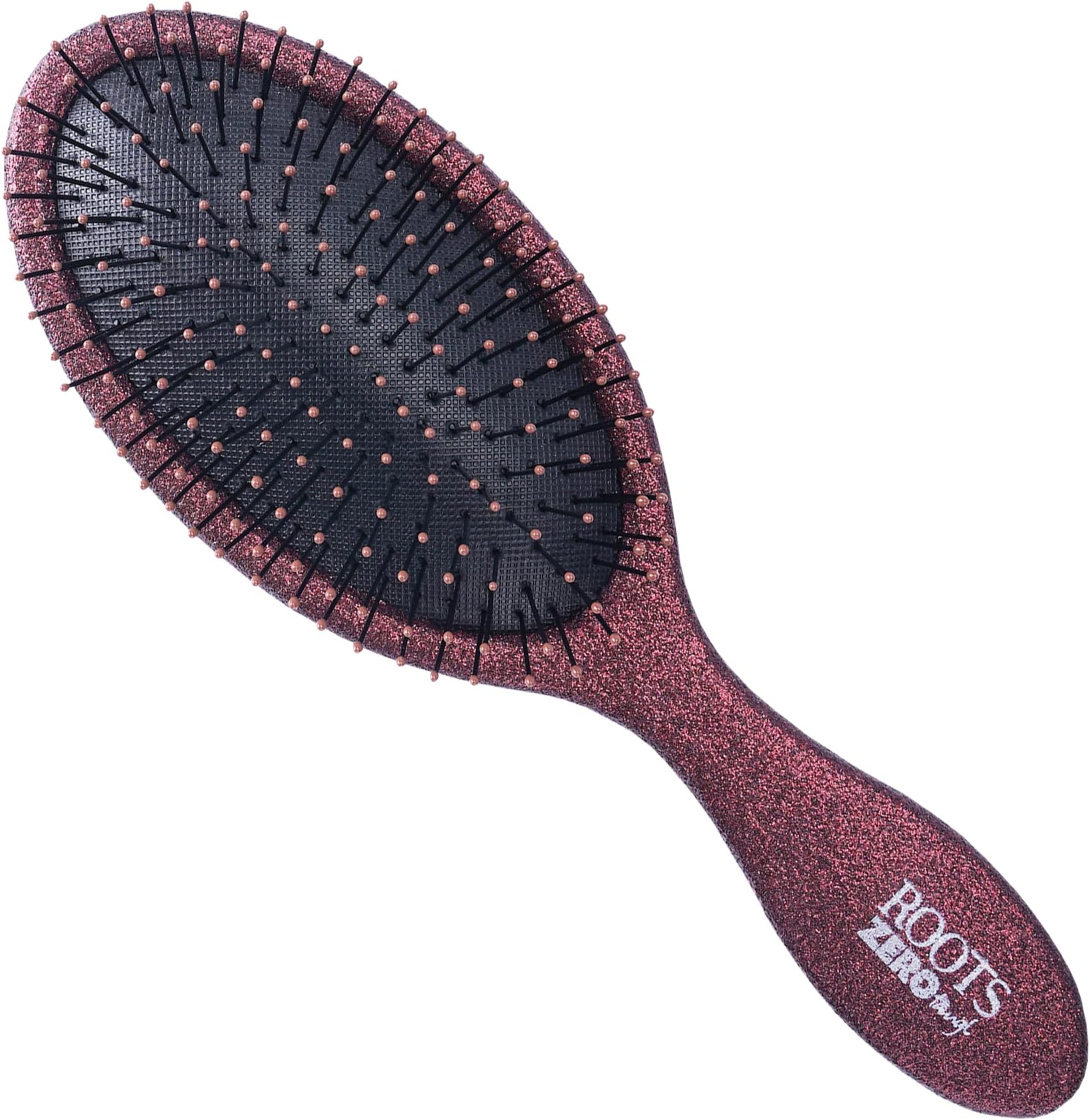 ROOTS Zero Tangle Oval Hair Brush | Rounded Tip Bristles | Damage-Free Detangling on Sensitive/Wet/Dry Hair | For Men & Women | Length - 8.7 Inch, Model No - RZTO-CG