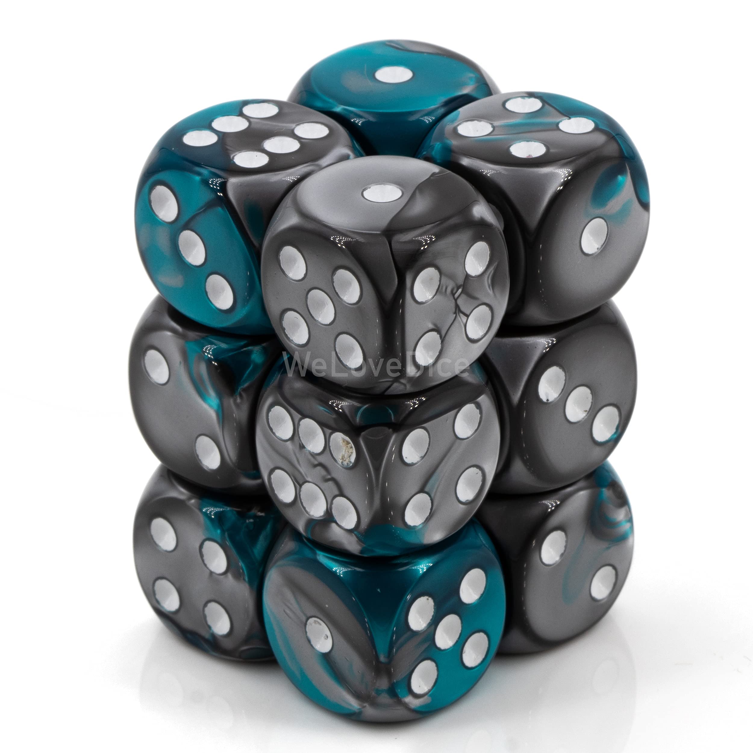 Chessex 26656 Dice, Multi-colored, 16mm - Image 2