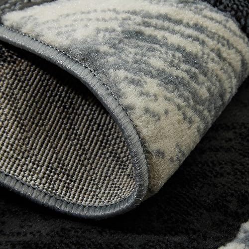 Miniatura 4 de Home Dynamix Tapete colección premium, Polipropileno, Gris Gris/ marfil