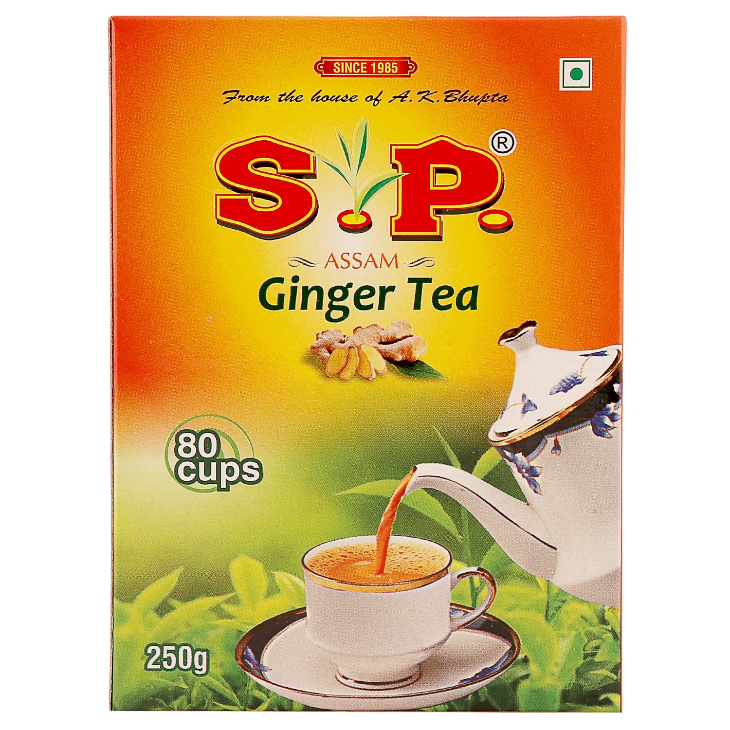 S. P. SUPER DUST TEA Super Premium Ginger Tea | 100% Natural Tea Powder | Spicy Adrak Chai | Asli Assam Chai Patti | Assam Chai Patti |250 gram Box (B0B54R1PHK) Amazon Price History, Amazon Price Tracker