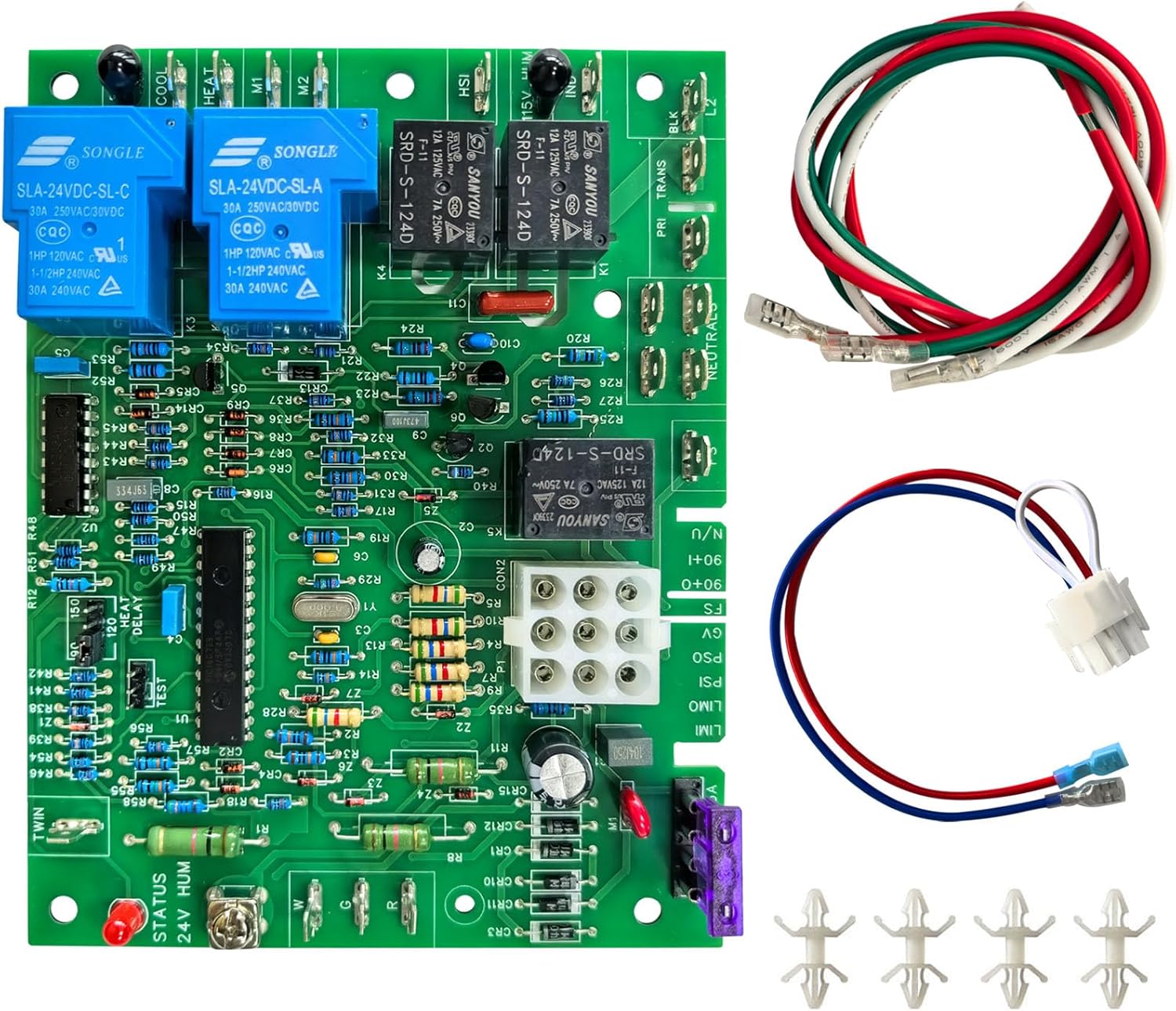 B18099-13 Furnace Control Circuit Board Replacement for Goodman B18099-06,B18099-08,B18099-10 White-Rodgers 50T35-730,50T35-743