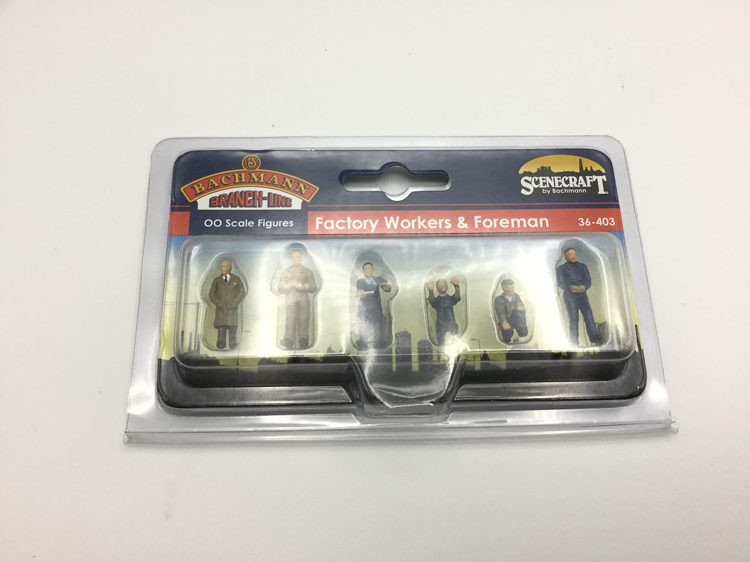 OO Scale Figures Factory Workers and Foreman