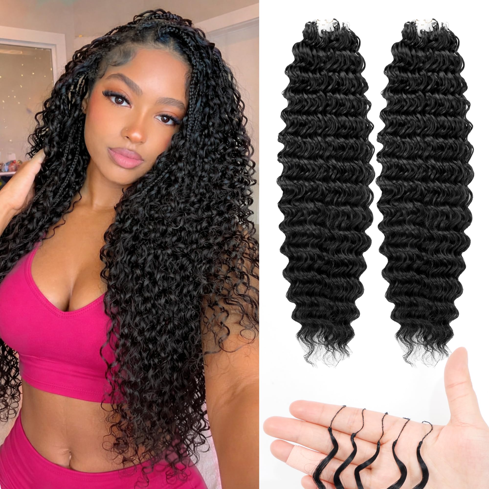 【極美品✨】ENFOLD エンフォルド WAVE HAIR PIN Amazon.com : Miracle Knots Feather Crochet Hair For Black Women