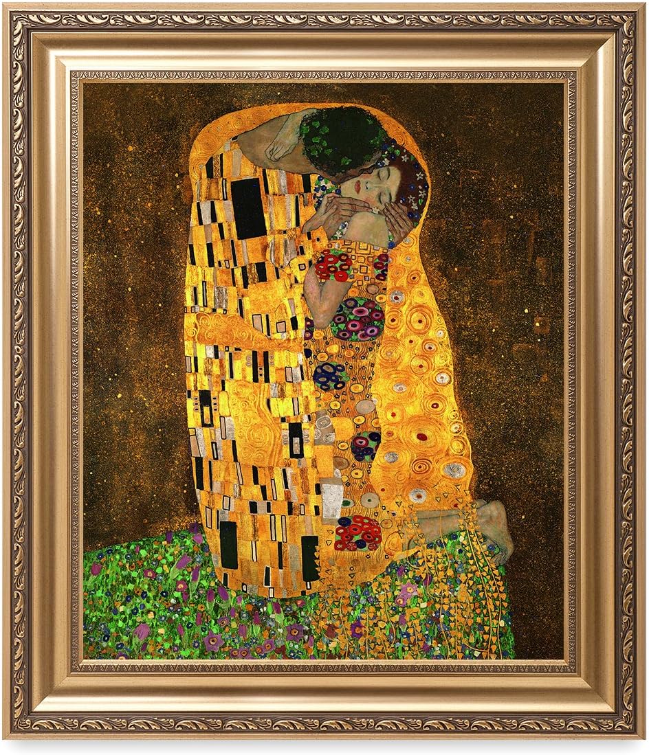 - DECORARTS - The Kiss by Gustav Klimt. The World Classic Art Reproductions. Giclee Print with Matching Museum Frame. 20x24, Finished Size: 26x30