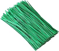 Vista 11 de Tangyinrd 300 piezas de 15 cm de lazos de torsión de plástico rojo, bridas de cable, para bolsas, herramientas de jardinería