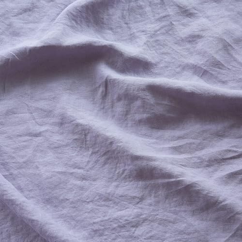 Miniatura 9 de Simple&Opulence Juego de sábanas de 100 % lino liso, 4 piezas de lino francés lavado, juego de ropa de cama transpirable, 1 sábana encimera, 1