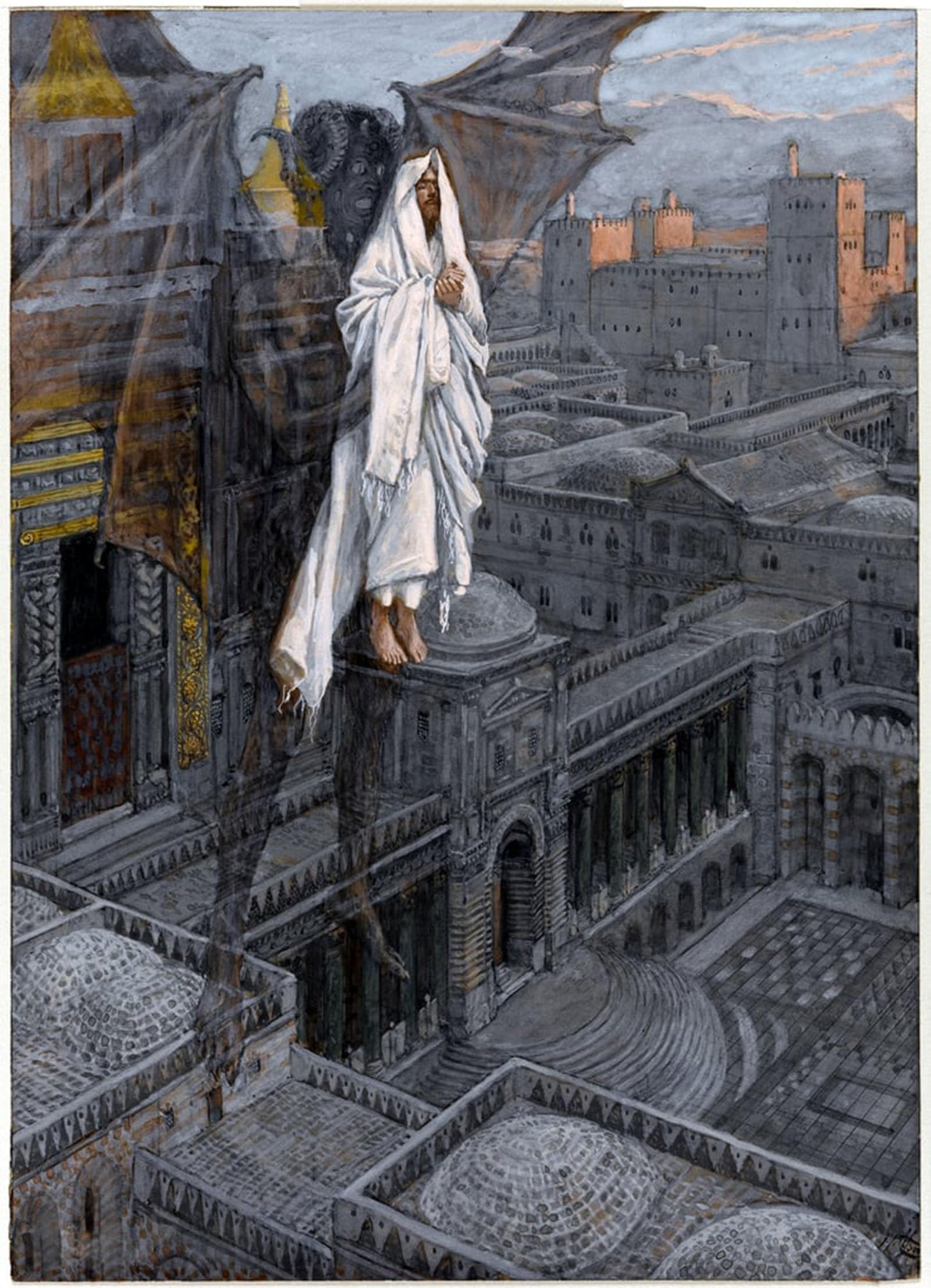 Affiche Le Christ porté de Jacques grand tableau abstrait - 5