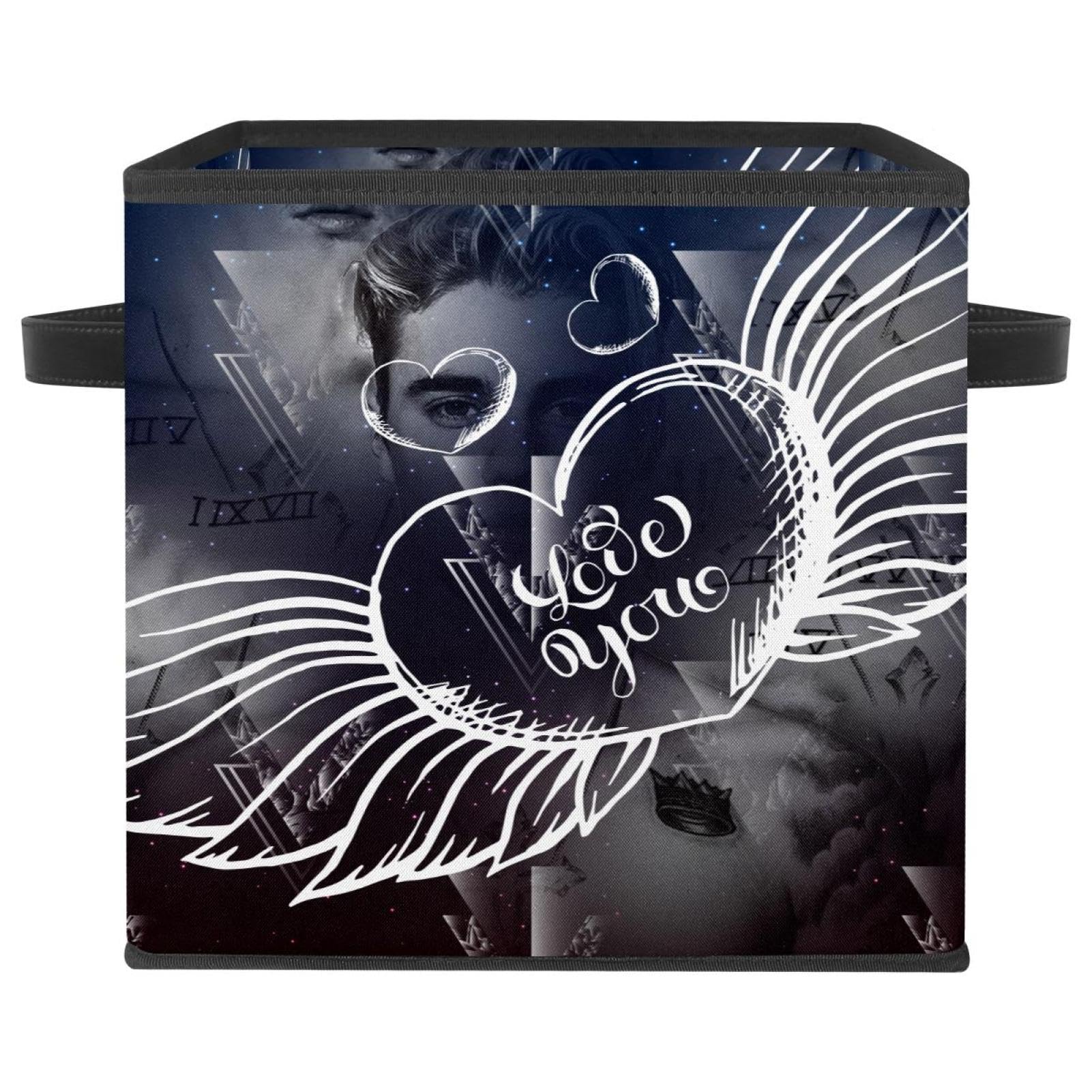 Boîte de rangement pliable contre le désordre des jouets et vêtements de placard