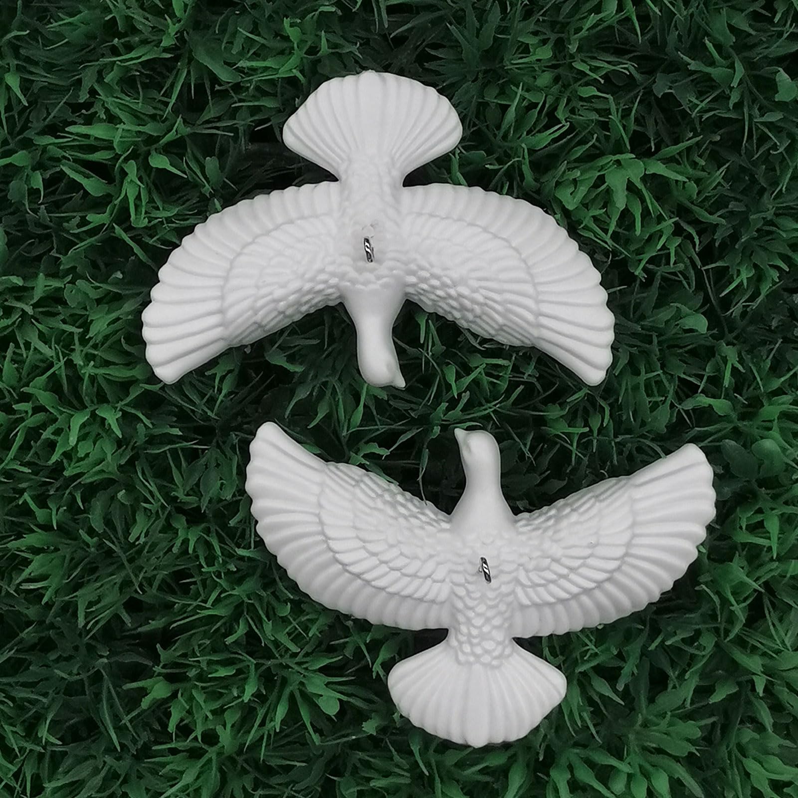 2 Pièces Friendship Christmas Ornament Turtle Dove Friendship Dove Ornament for Best Friend Christmas White Dove Decoration Symbol Christmas