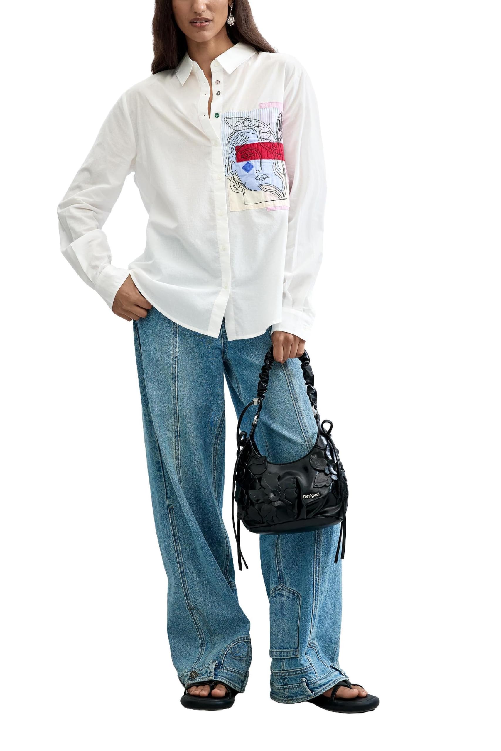 Desigual Damen Cam_rin T-Shirt (1er Pack)