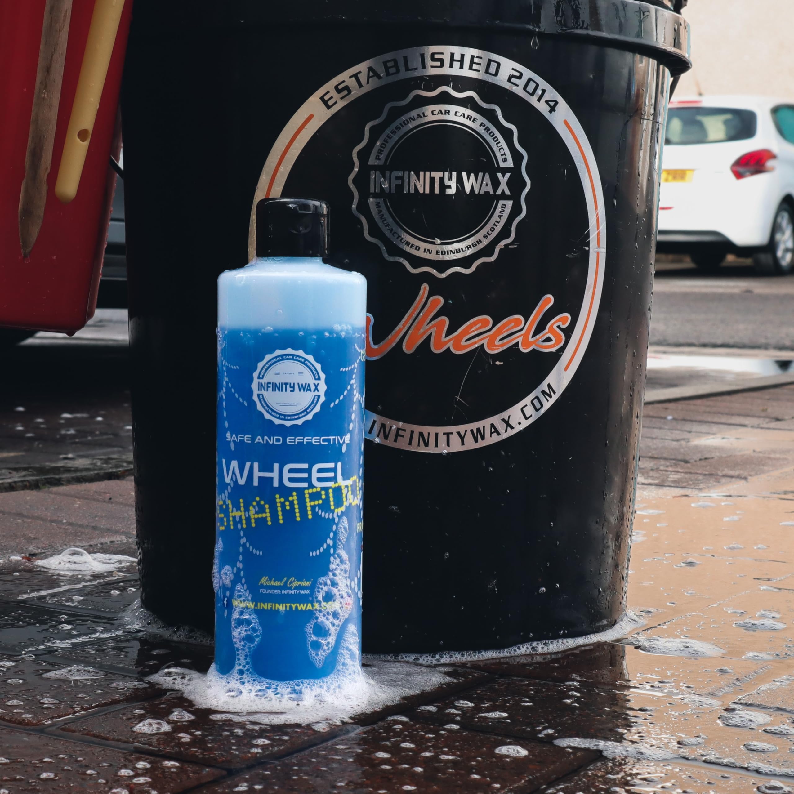 Infinity Wax Wheel Shampoo 500ml, Safe Alkaline Car Wheel Cleaner