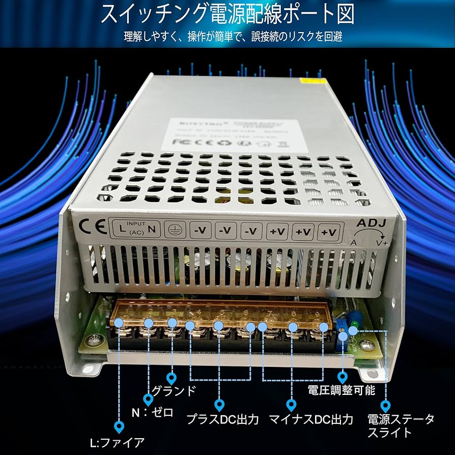 BOSYTRO 24V DC電源 1200W AC - DCコンバーターSMPS BOSYTRO 24V DC電源 1200W AC - DCコンバーターSMPS PCパーツ