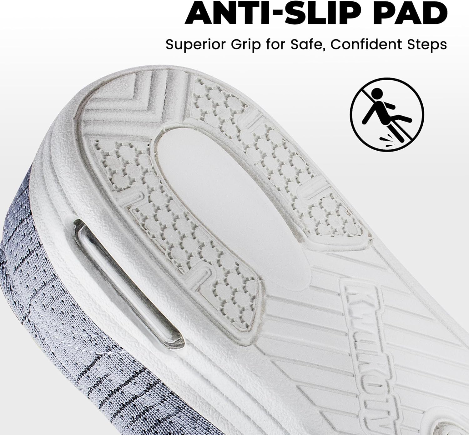 Women's Orthopedic Diabetic Walking Shoes – Wide Fit Sneakers with Air Cushion & Adjustable Straps for Swollen Feet - Image 5