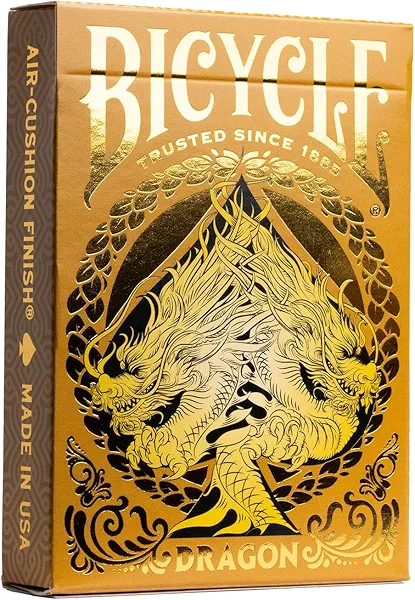Bicycle Gold Dragon Foil Premium Playing Cards, 1 Deck