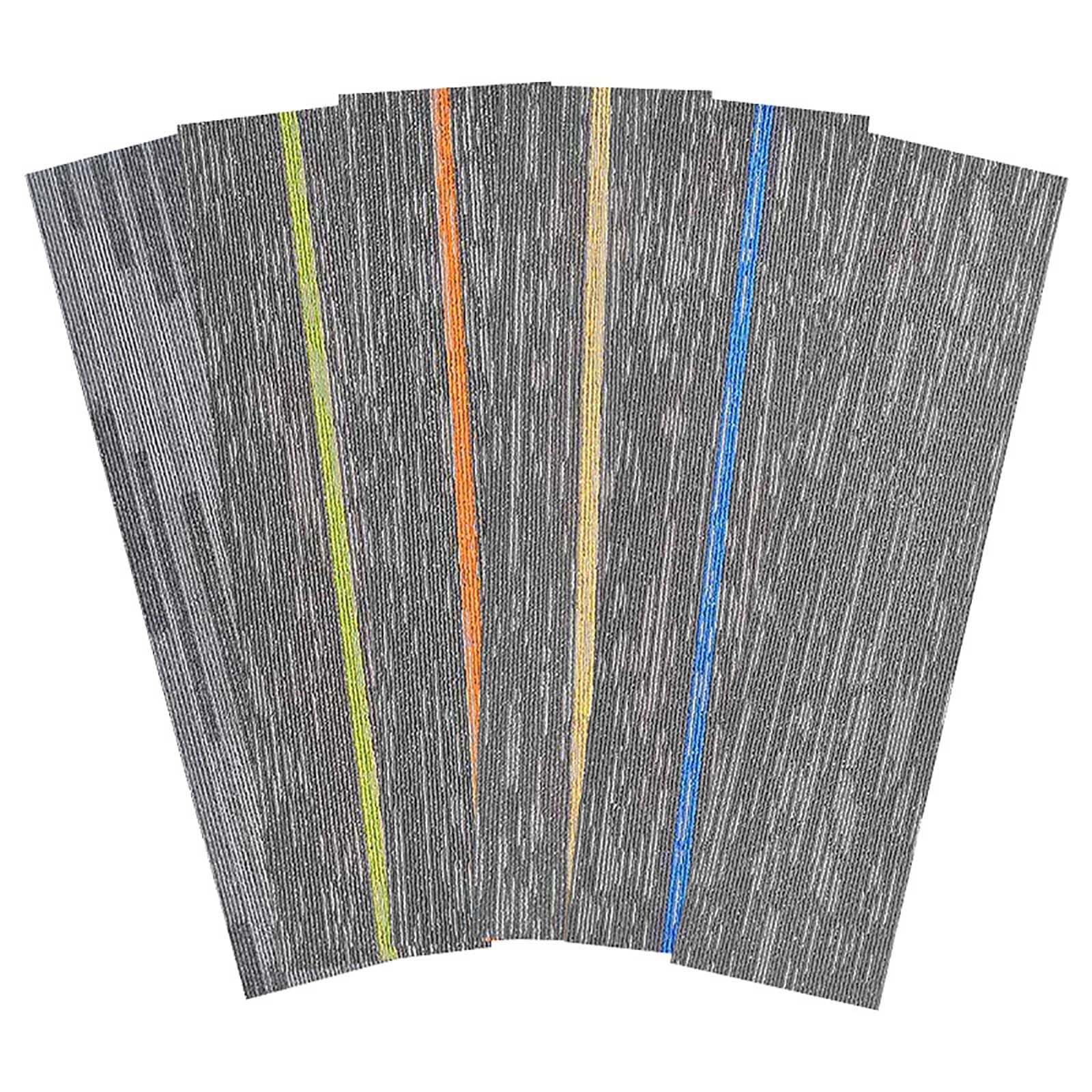 HAILM 20 x Teppichfliesen 5 SQM mit Bitumen Backing, rutschfeste Innenbodenfliesen 25x100cm, Commercial Carpet Square Für Flooring Home Office Wohnzimmer Schlafzimmer Wohnung,F