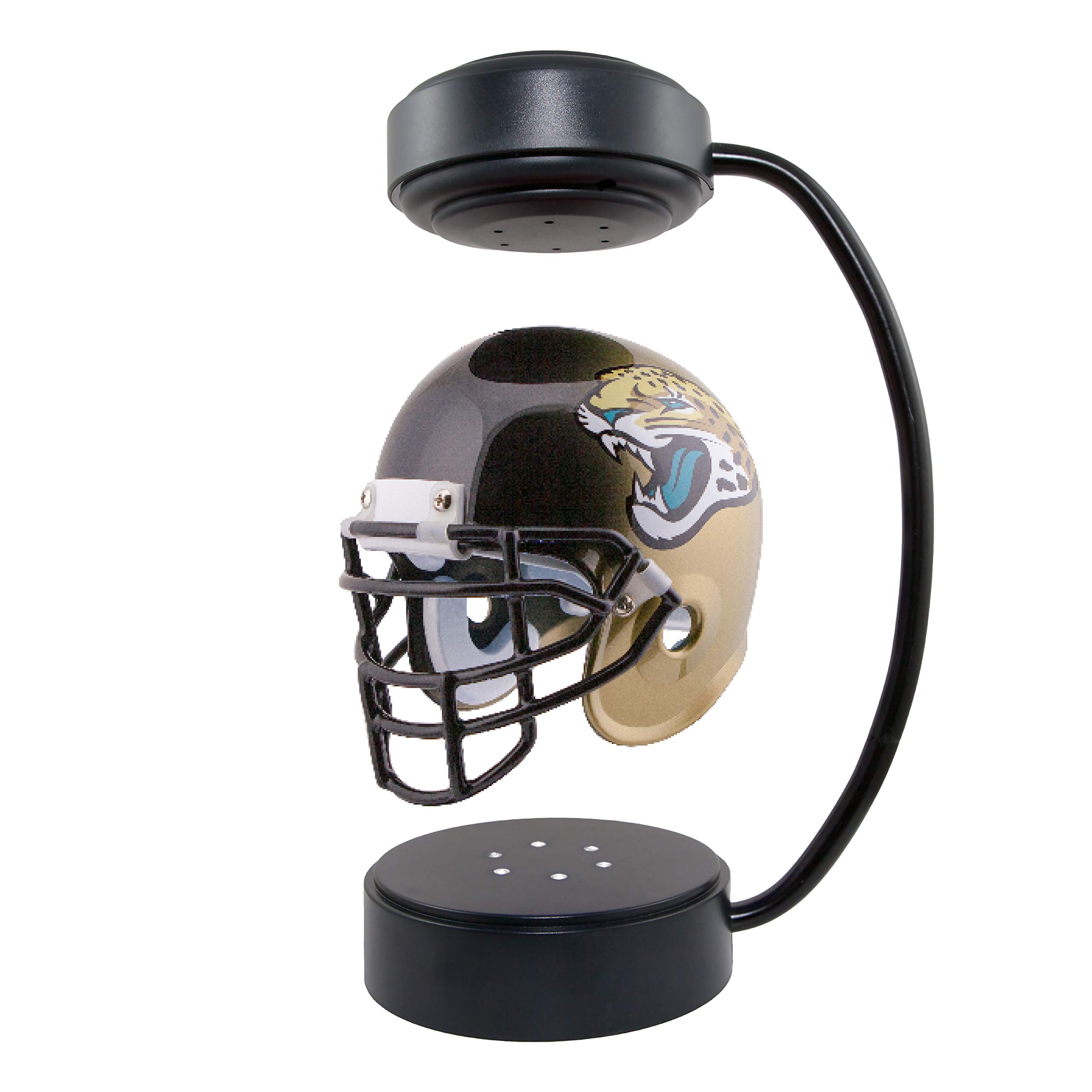 Pegasus Sports NFL Rotating Levitating Hover Helmet with LED Lighting, Jacksonville Jaguars
