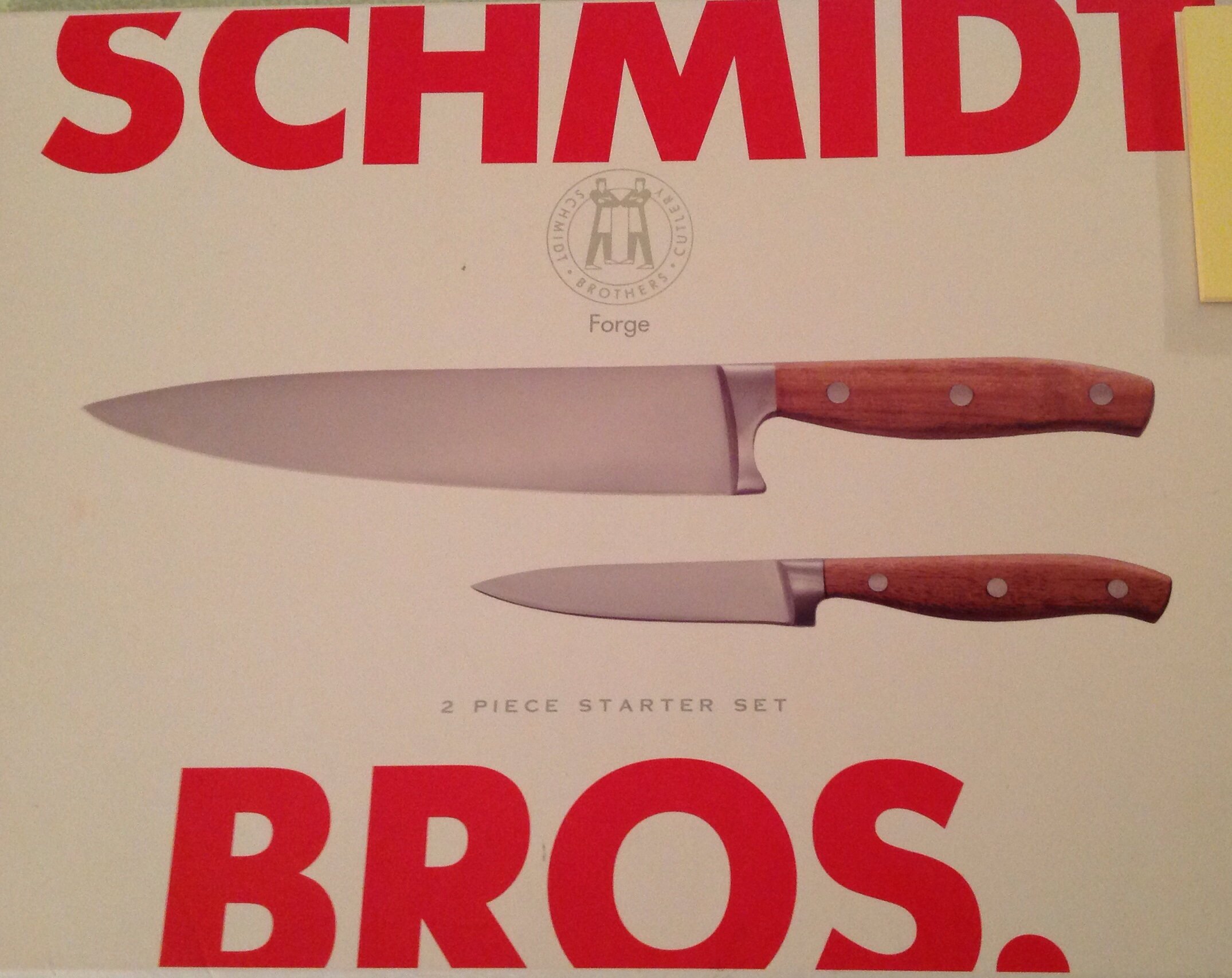 Schmidt Brothers Cutlery Forge 2 Piece Starter Set - Brown