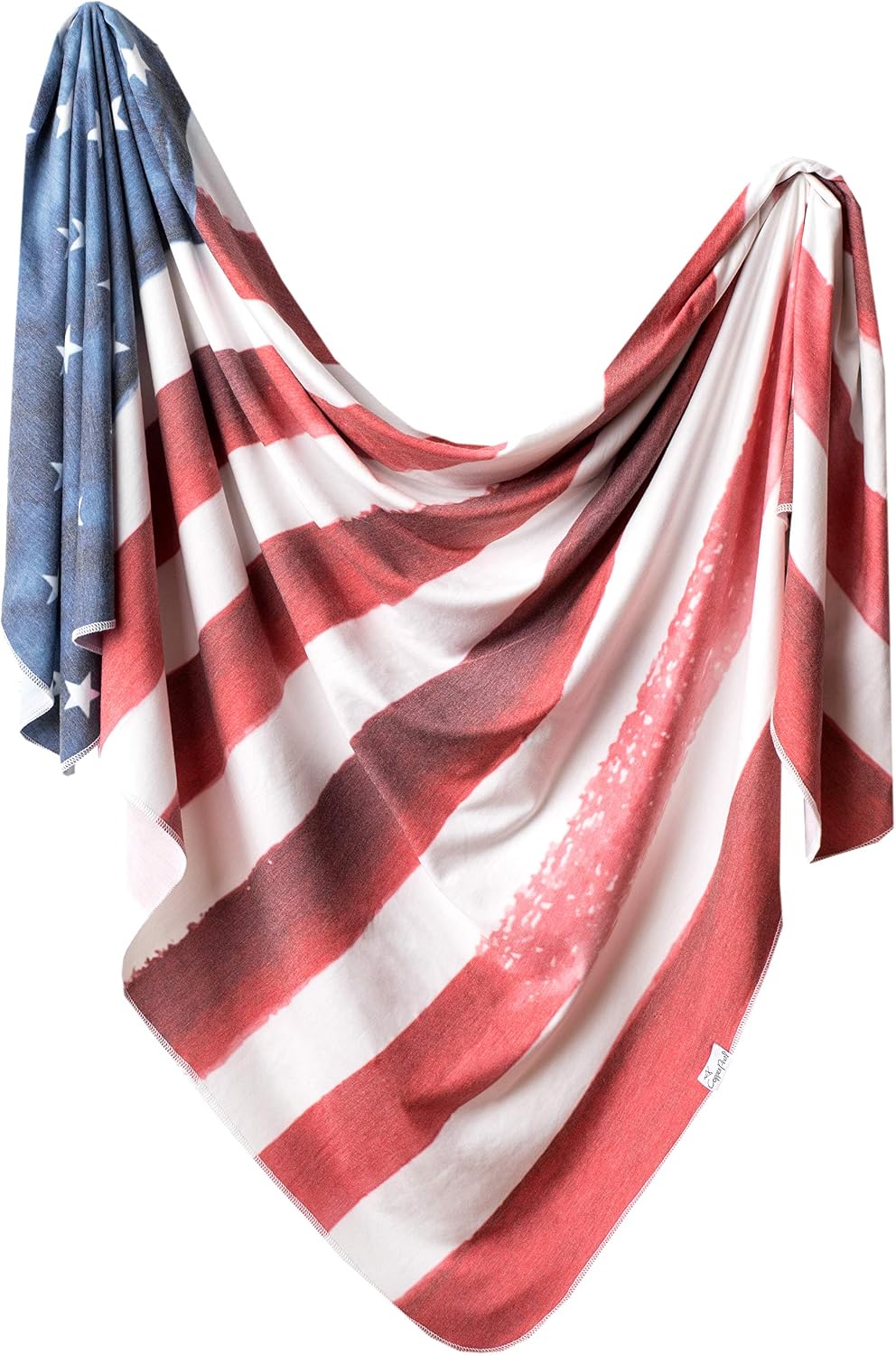 Copper Pearl Large Premium Knit Baby Swaddle Receiving Blanket Patriot