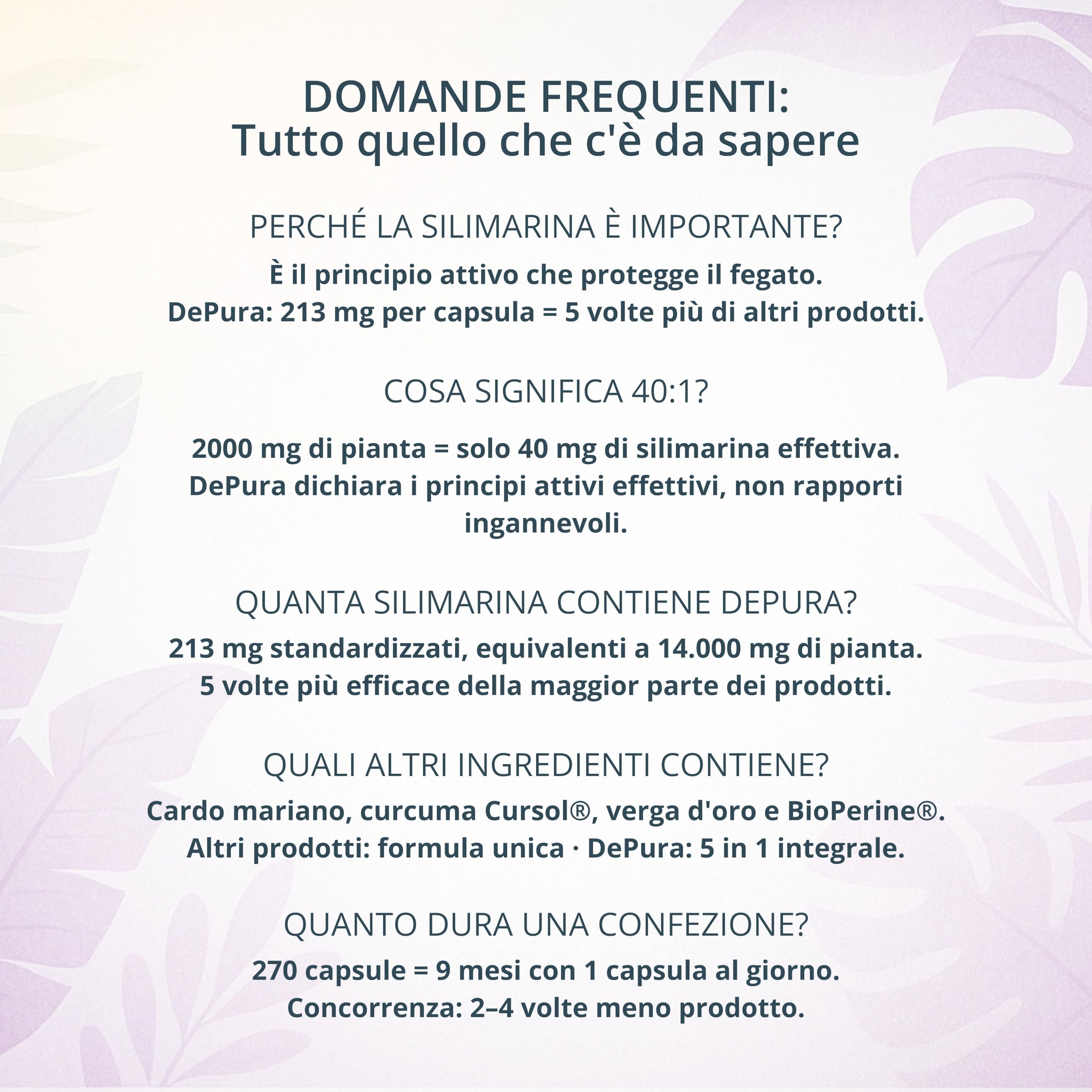 Cardo Mariano Integratore – 213 mg Silimarina Attiva (80% Standardizzata, Equivalente a 14.000 mg) – 270 Capsule Vegane – Con Carciofo, Curcuma Cursol®, Melena di Leone & BioPerine