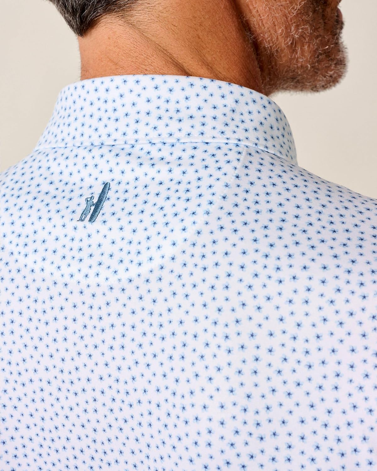 johnnie-O Featherweight Performance Polo - Plumeria