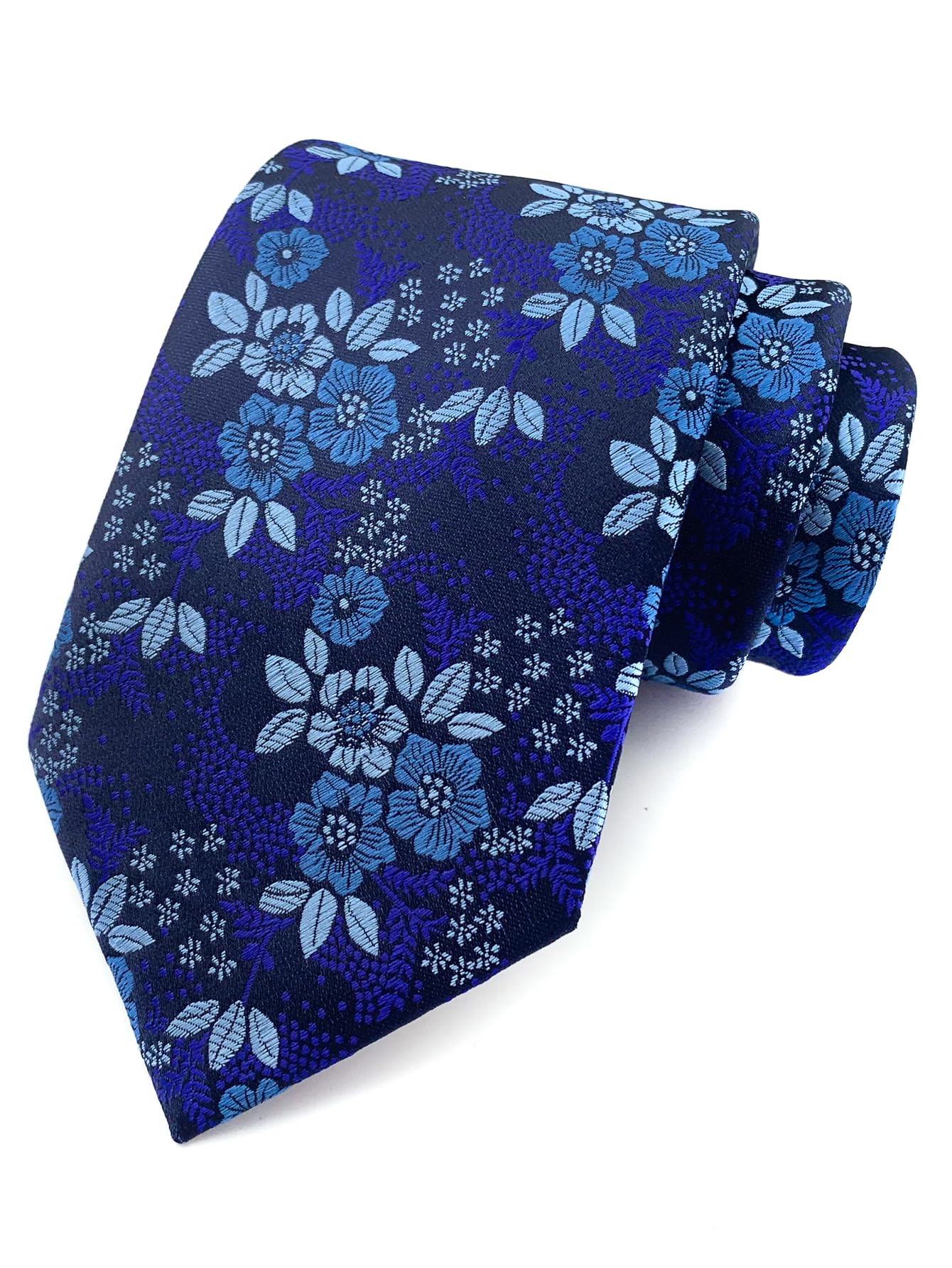 GUSLESON 3.15"(8cm) Fashion Striped PaisleyTies Mens Plaid Flower Necktie for Wedding