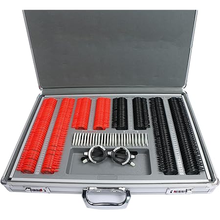 266 pcs Optical Trial Lens Set Plastic Rim Aluminium Case + Free Trial Frame