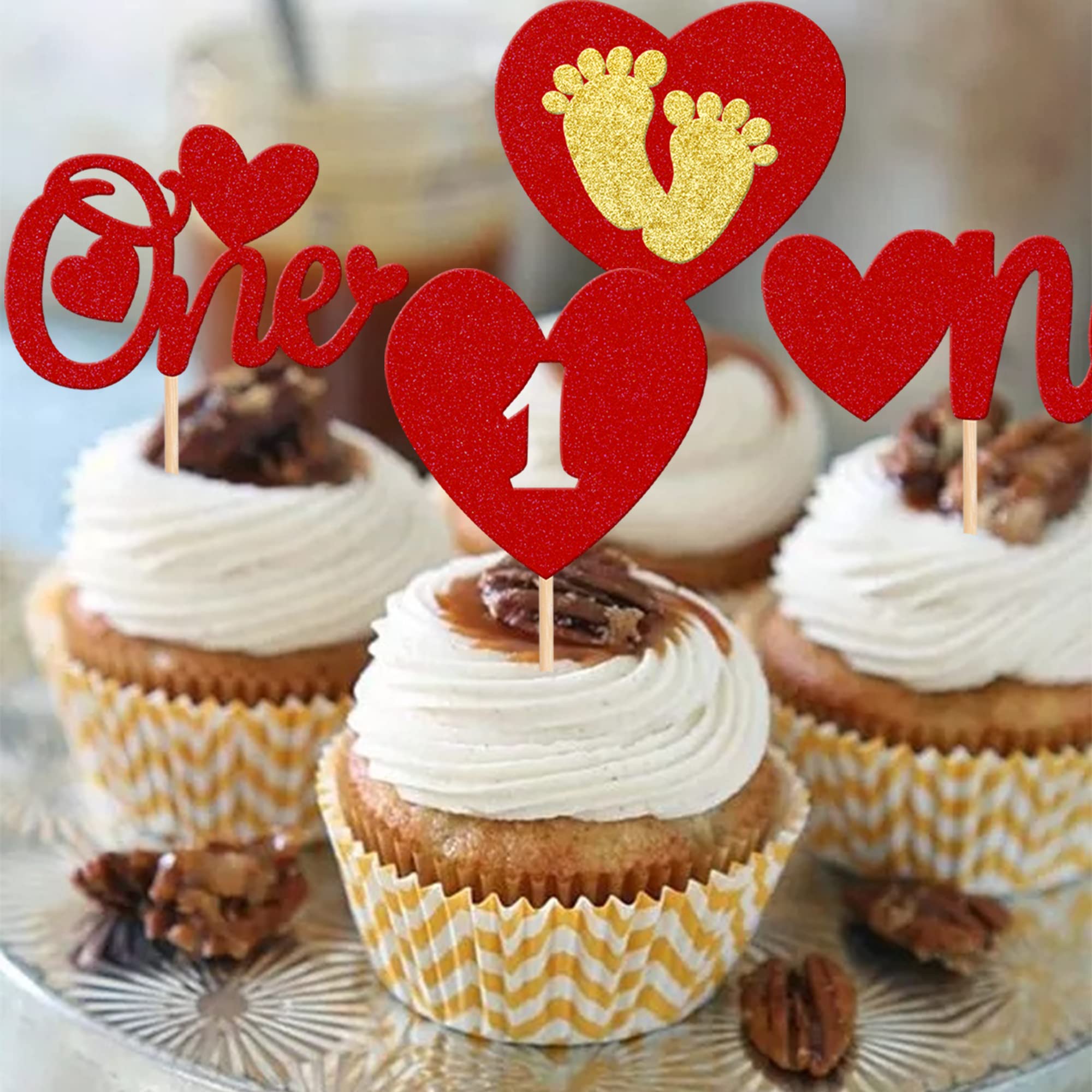 24 Stand Up Liefde Hart Bruiloft Valentijnsdag Thema Premium Eetbare Wafer Papier Taart Toppers Decoraties