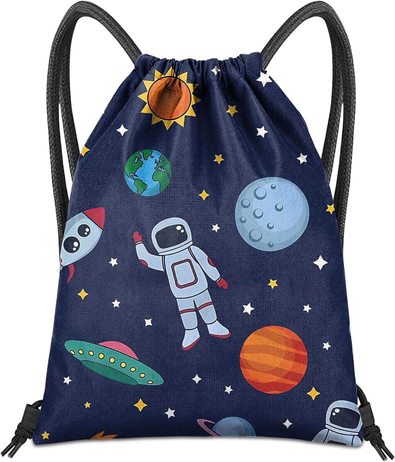 BREAUX Sac à Dos Avec Cordon De Serrage Imprimé Coloré Pour