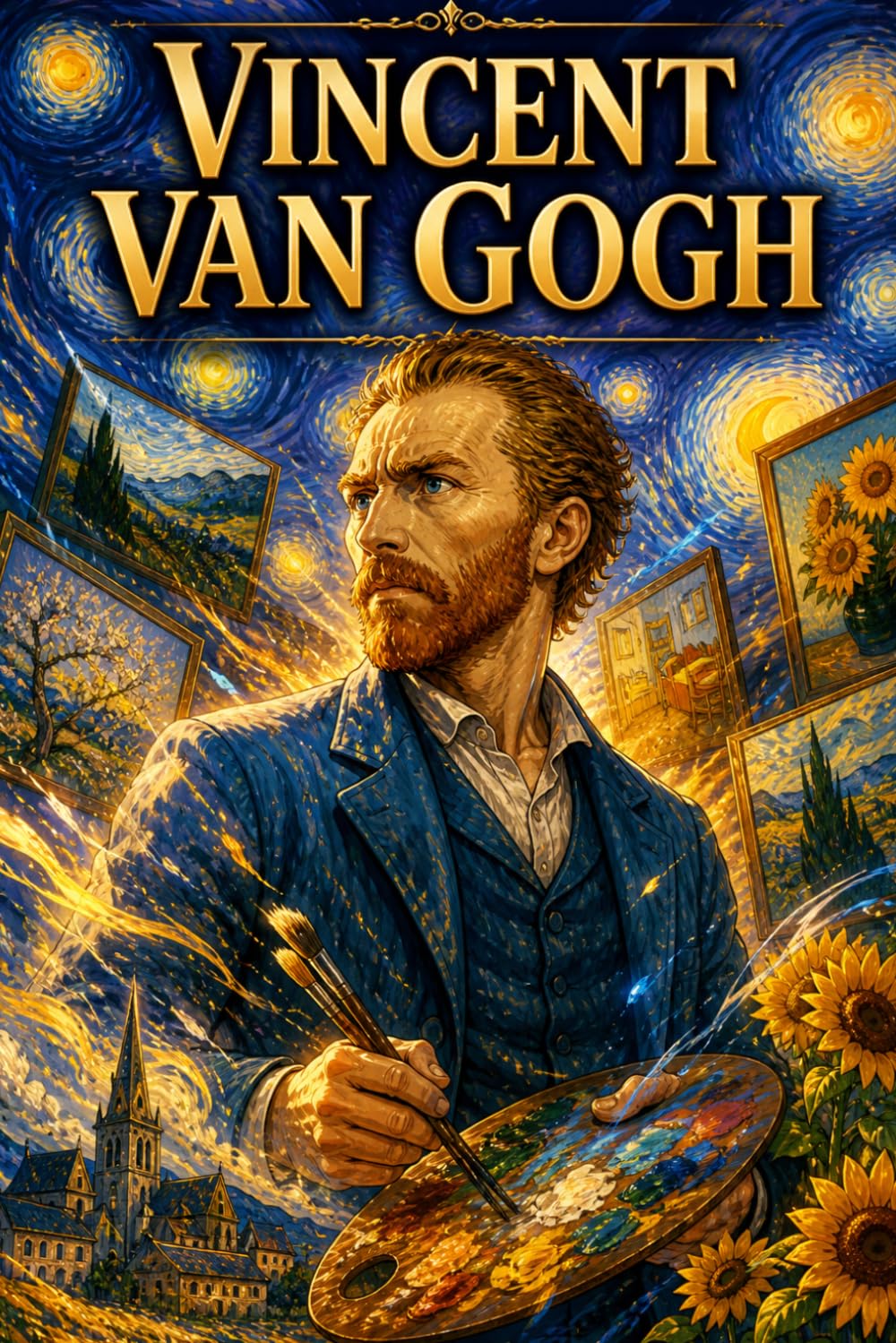 Vincent van Gogh: Art Creativity Painting Imagination Story Biography (Icons of History Manga)