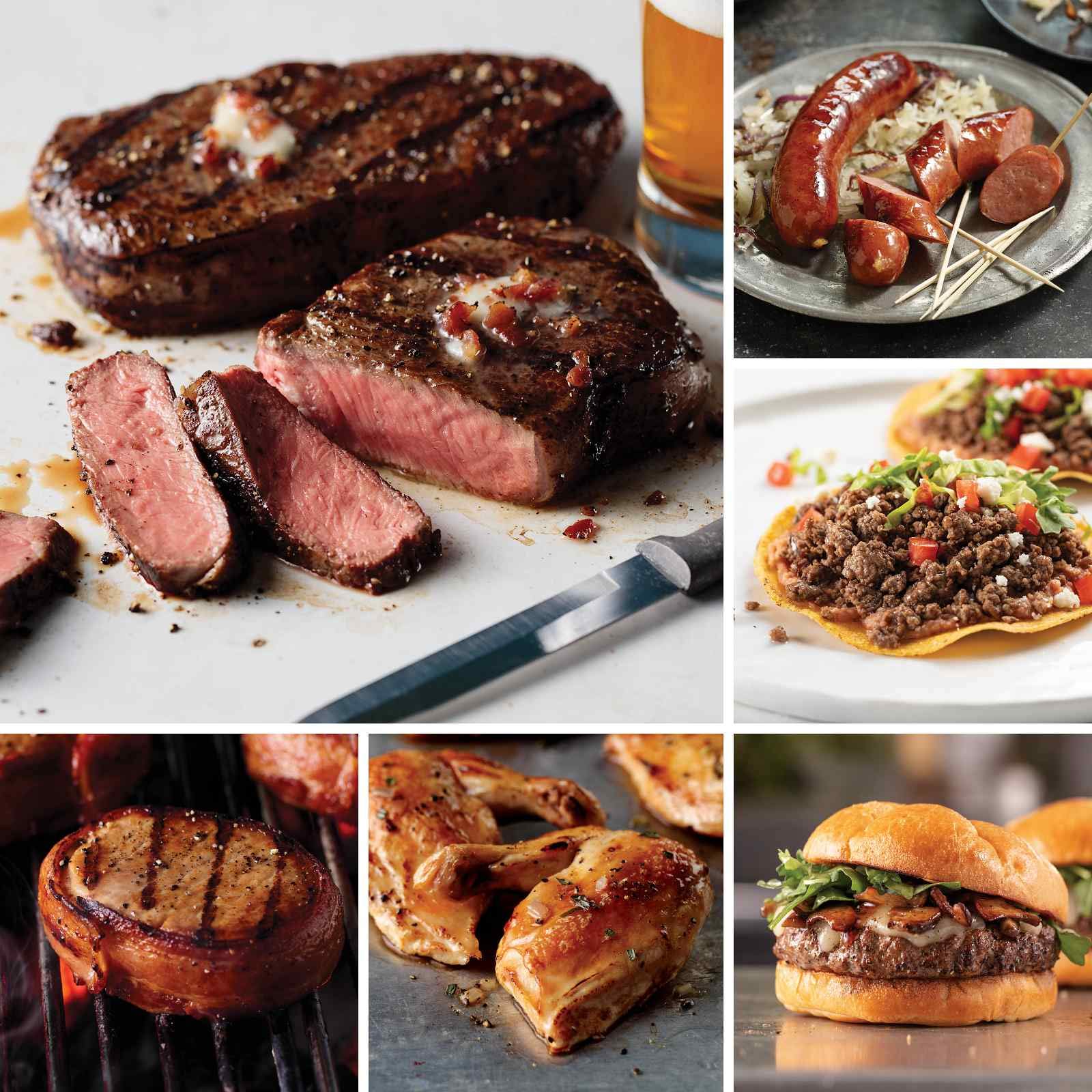 Buy Royal Ribeye Feast from Omaha Steaks (Ribeyes, BaconWrapped Pork
