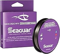 Seaguar Smackdown Braided Fishing Line Stealth Gray - Low Vis 8-Strand Braid for Smooth Casts, Abrasion Resistance & Sensitivity