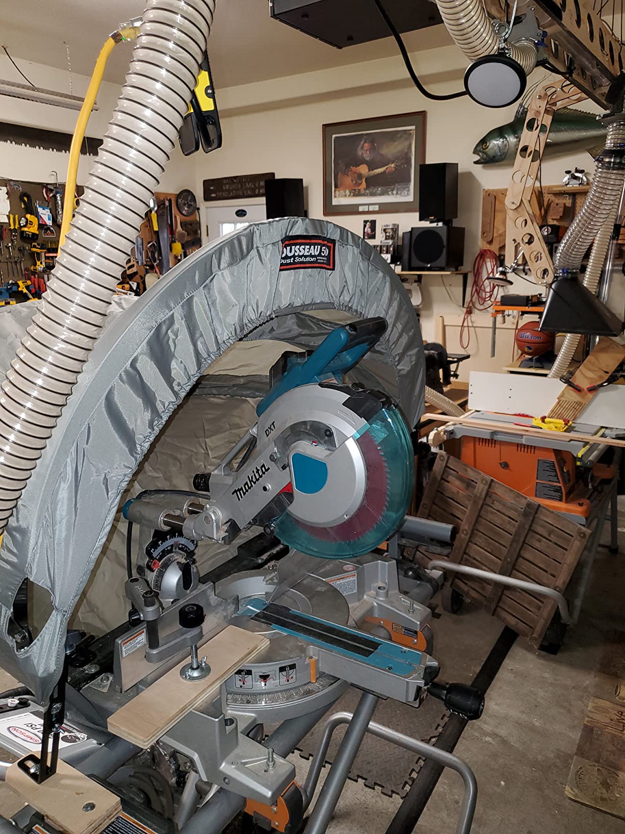 27/mo Finance Rousseau 5000 Dust Solution for Miter Saws, Silver