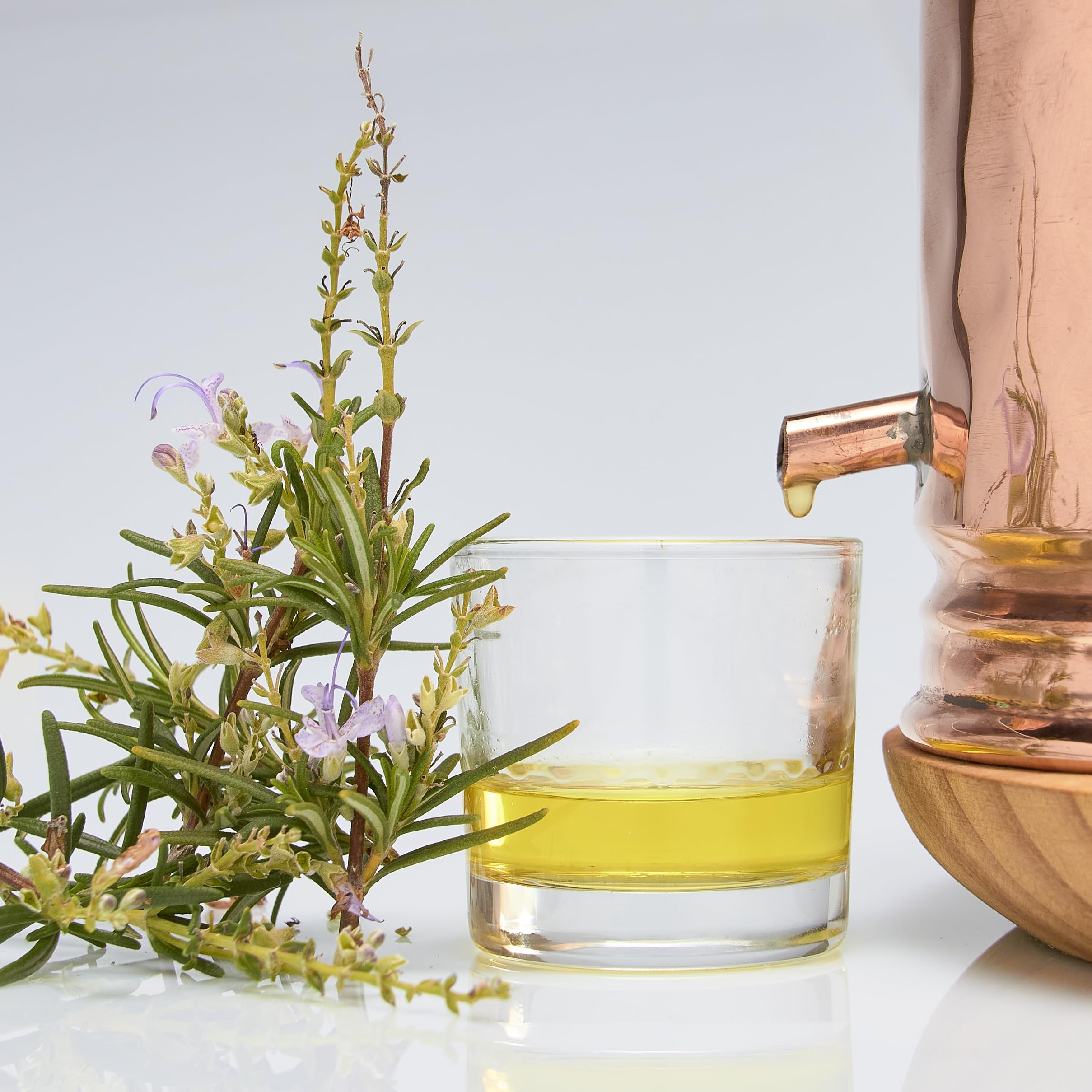 Ardosia Alambicco in Rame con Termometro, 3L 5L 10L 15L 20L 25L, Distillatore Artigianale per Grappa, Distillati, Oli Essenziali e Idrolati, Griglia Separatrice Opzionale (con griglia, 5L)