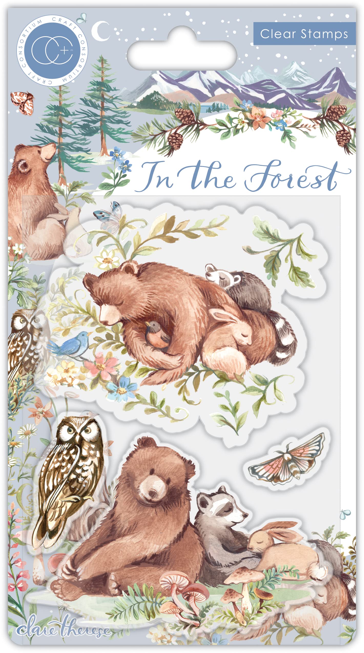 Craft Consortium In The Forest - Stamp Set - Friendship