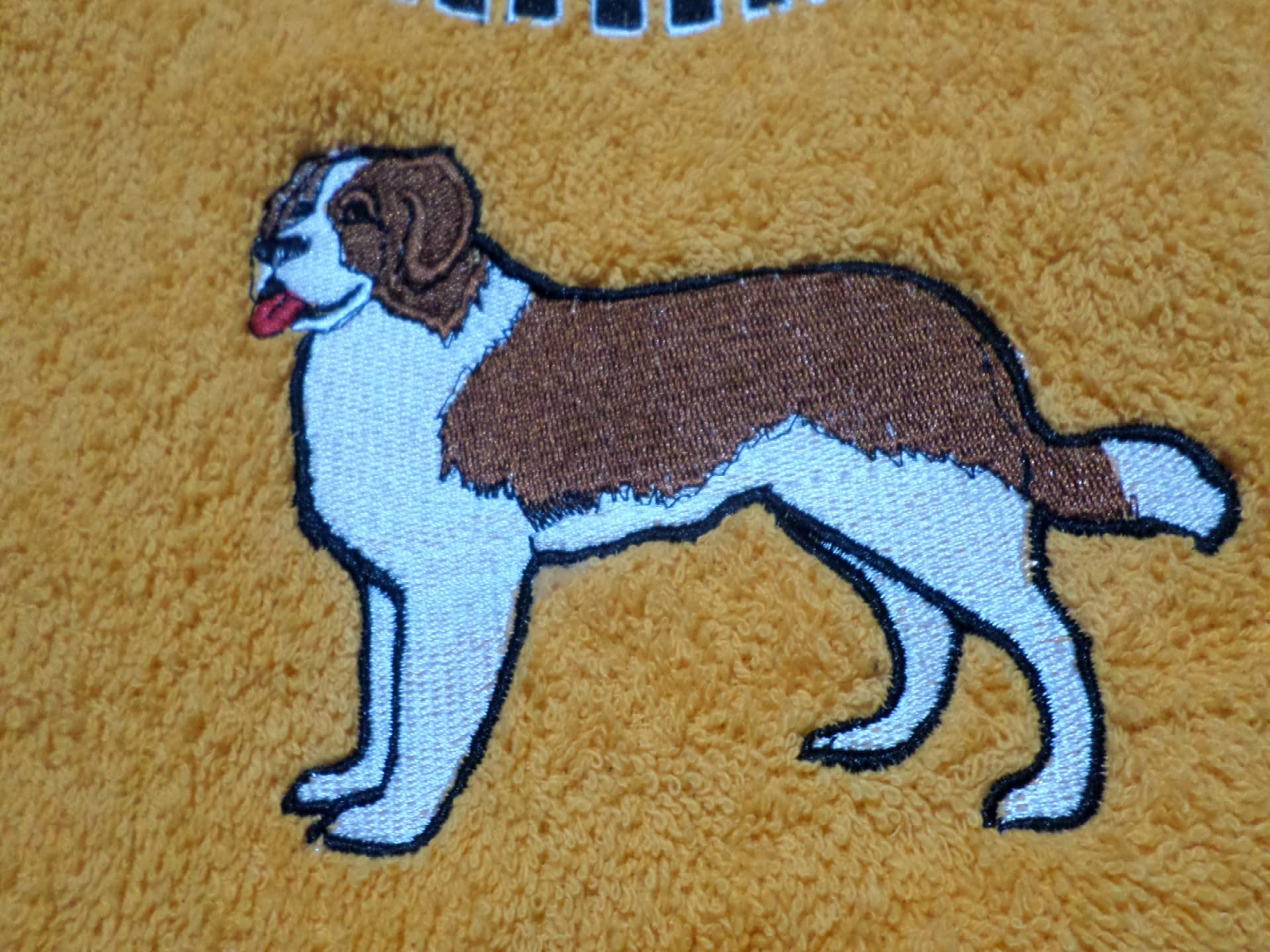 Pettorina personalizzata per cani San Bernardo con nome - Materiale impermeabile di alta qualità - super confortevole