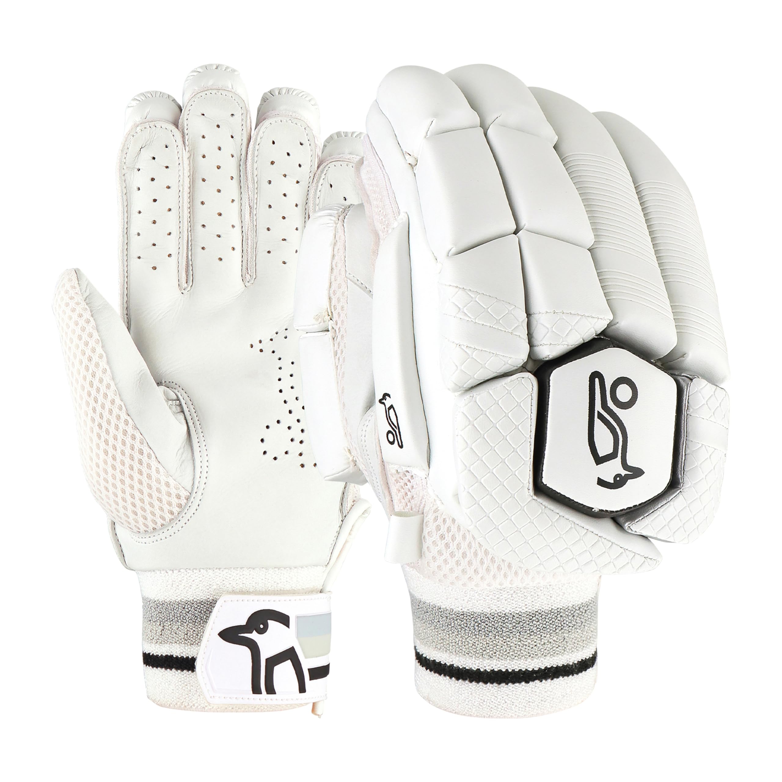 Kookaburra Cricket Ghost 4.1 Batting Gloves (Small Adult Left Hand), White