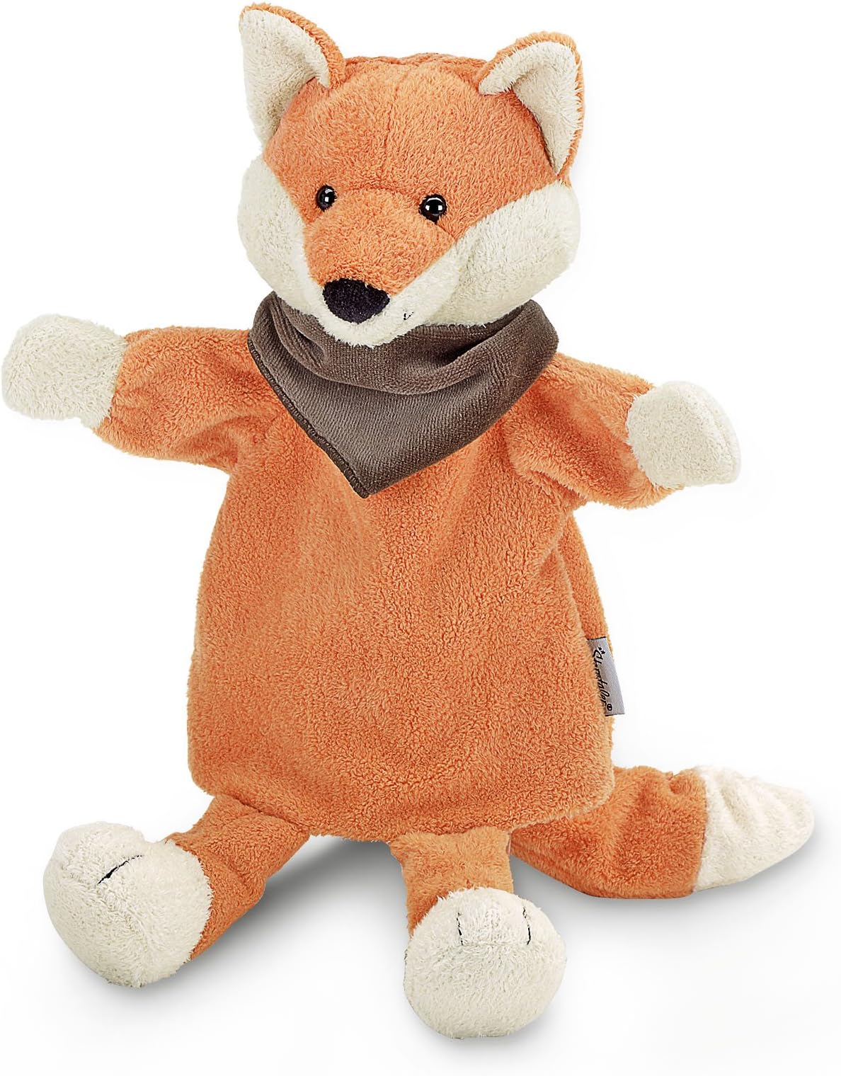 Hand Puppet Fox, 38 x 24 x 10 cm, Orange