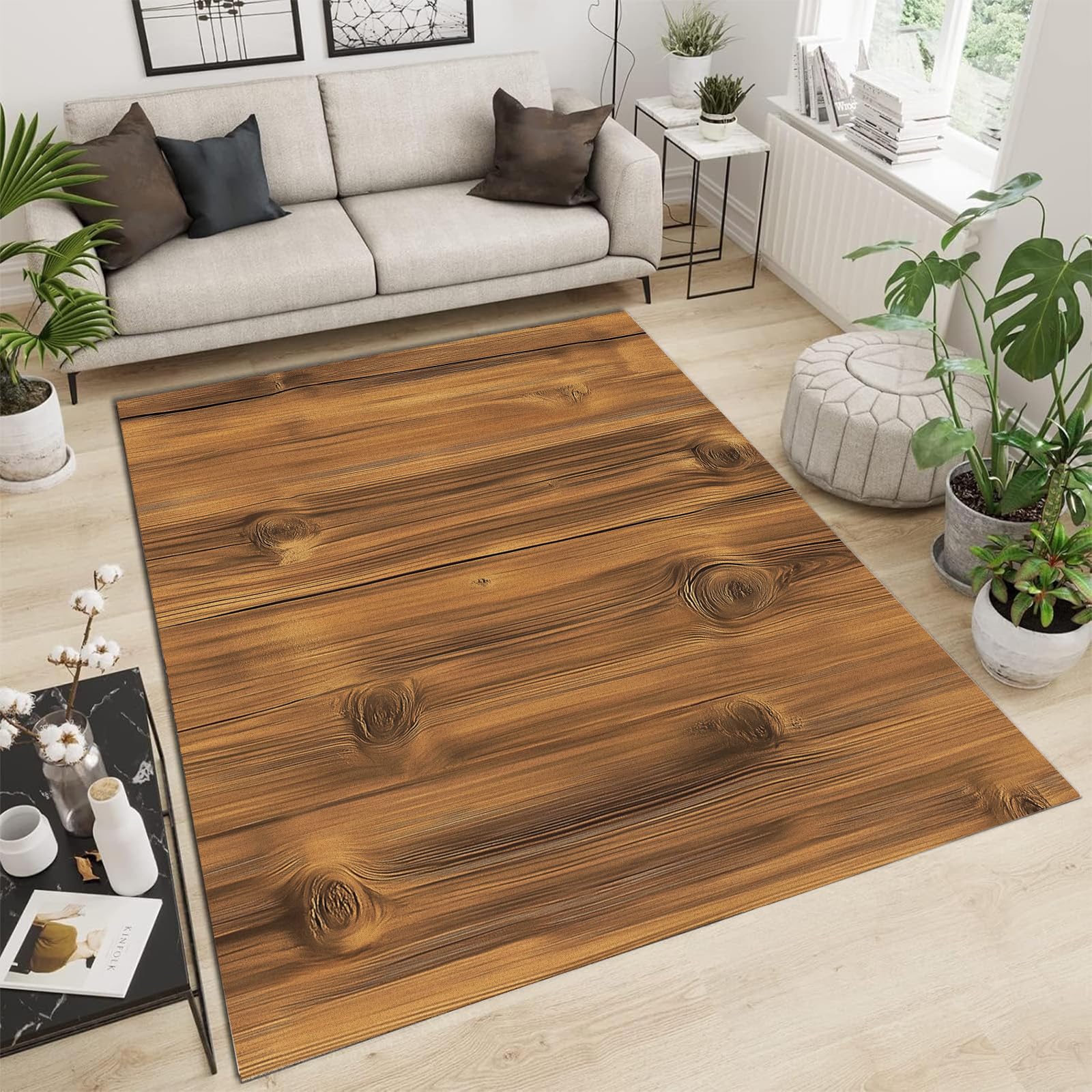 Tapis de salon antidérapant pour sublimer votre parquet de chambre