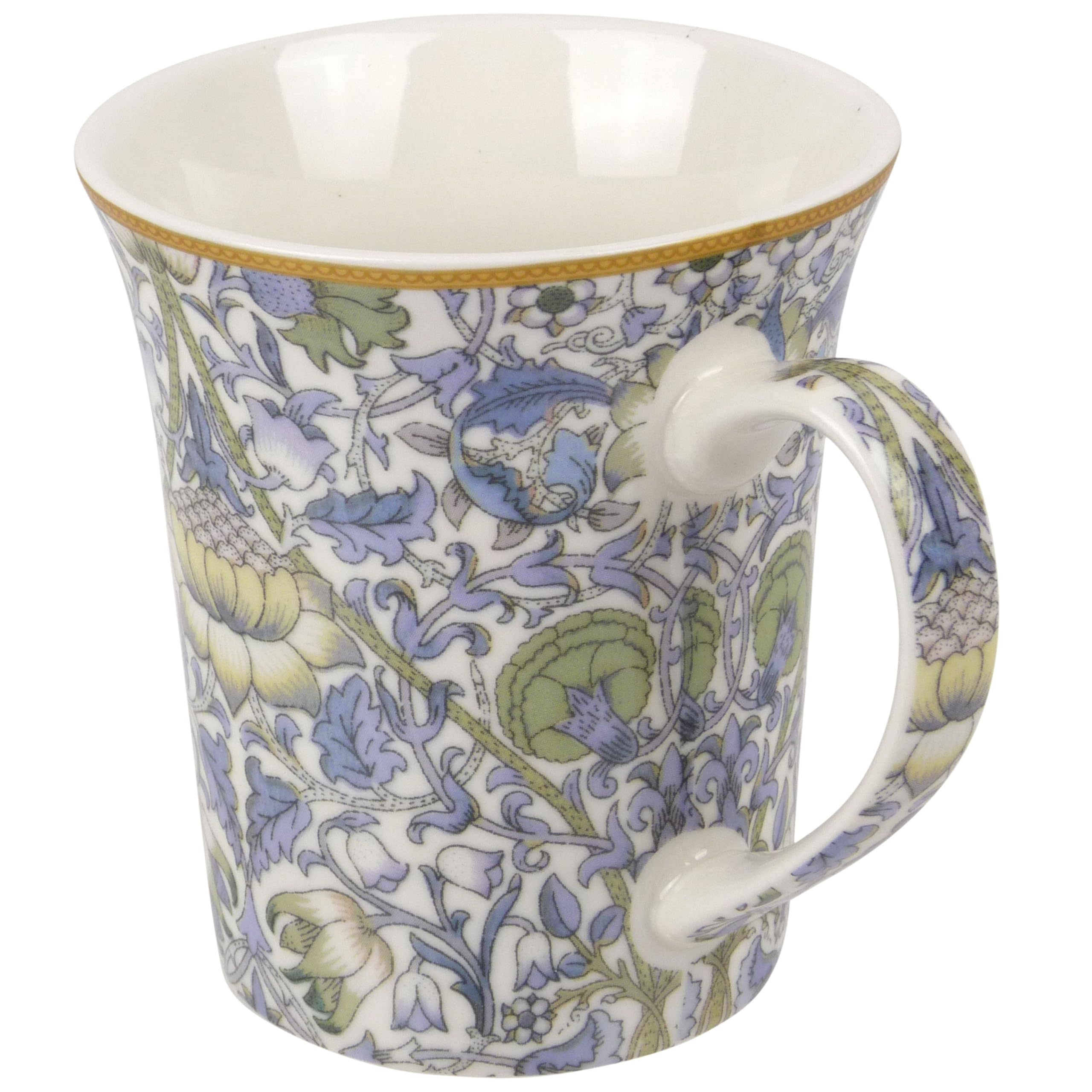 The Leonardo Collection Lodden Mugs Set of 2 William Morris, Tea and Coffee Mugs for Hot Drinks | Fine China Printed Mugs for Kitchen & Home | Reusable Ceramic Cups for Every Occasion - Image 4