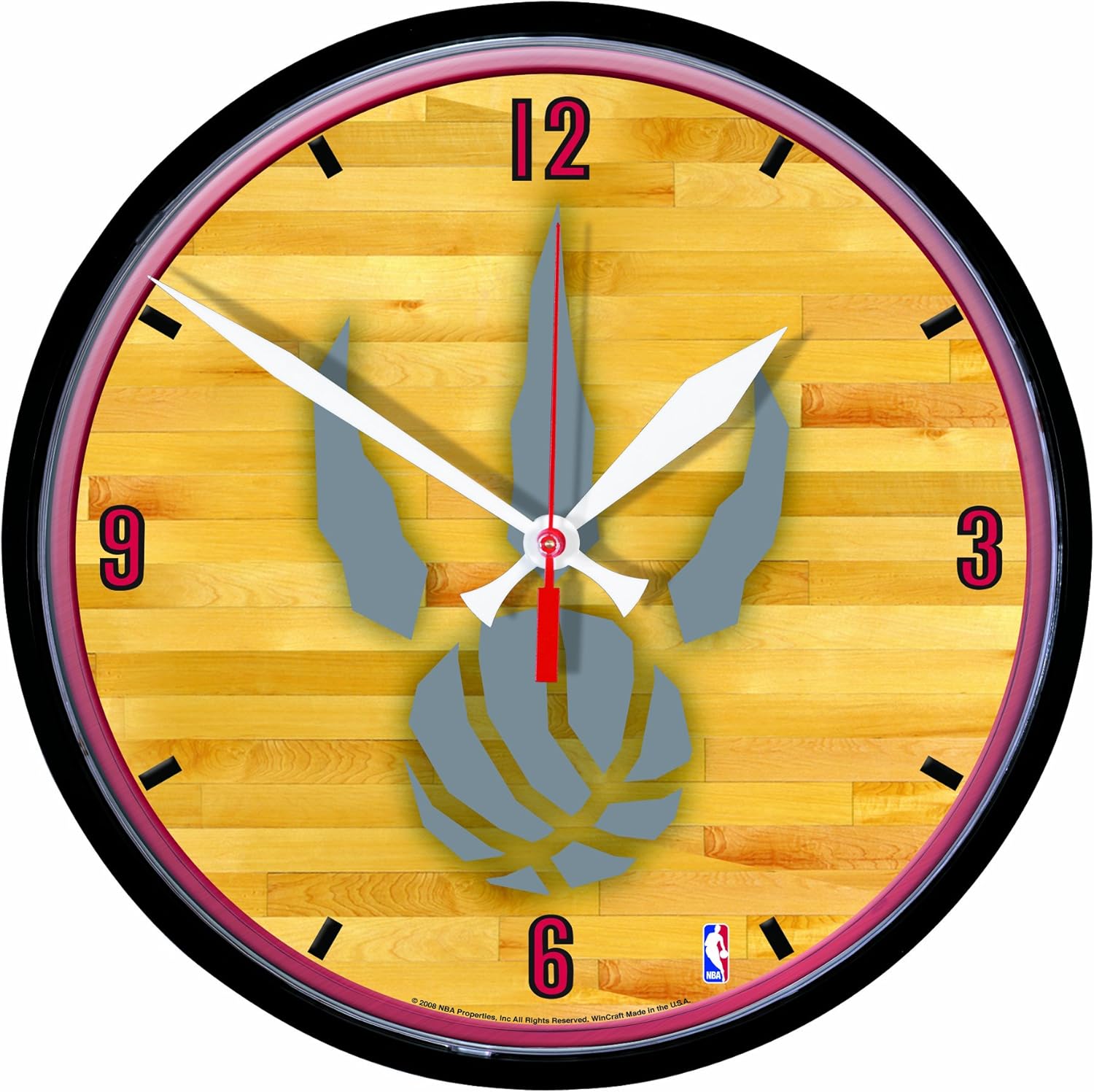NBA Toronto Raptors Round Clock Sports Fan Wall Clocks