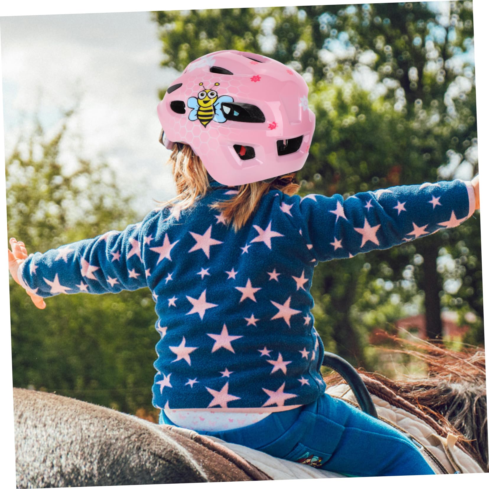 Toyvian Casco de Bicicleta para Casco Juvenil para Bicicletas Tipo de Clima para Patinaje Exterior