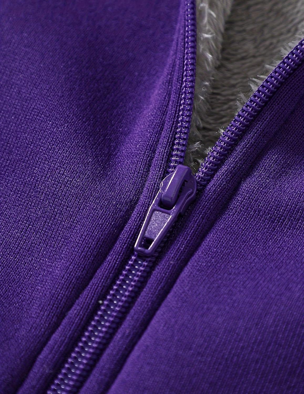 Kids Zip-Up Hooded for Boys Sherpa Lined Jacket Winter Outdoor Sweatshirt Warm Coat 3-14 Years - Image 4