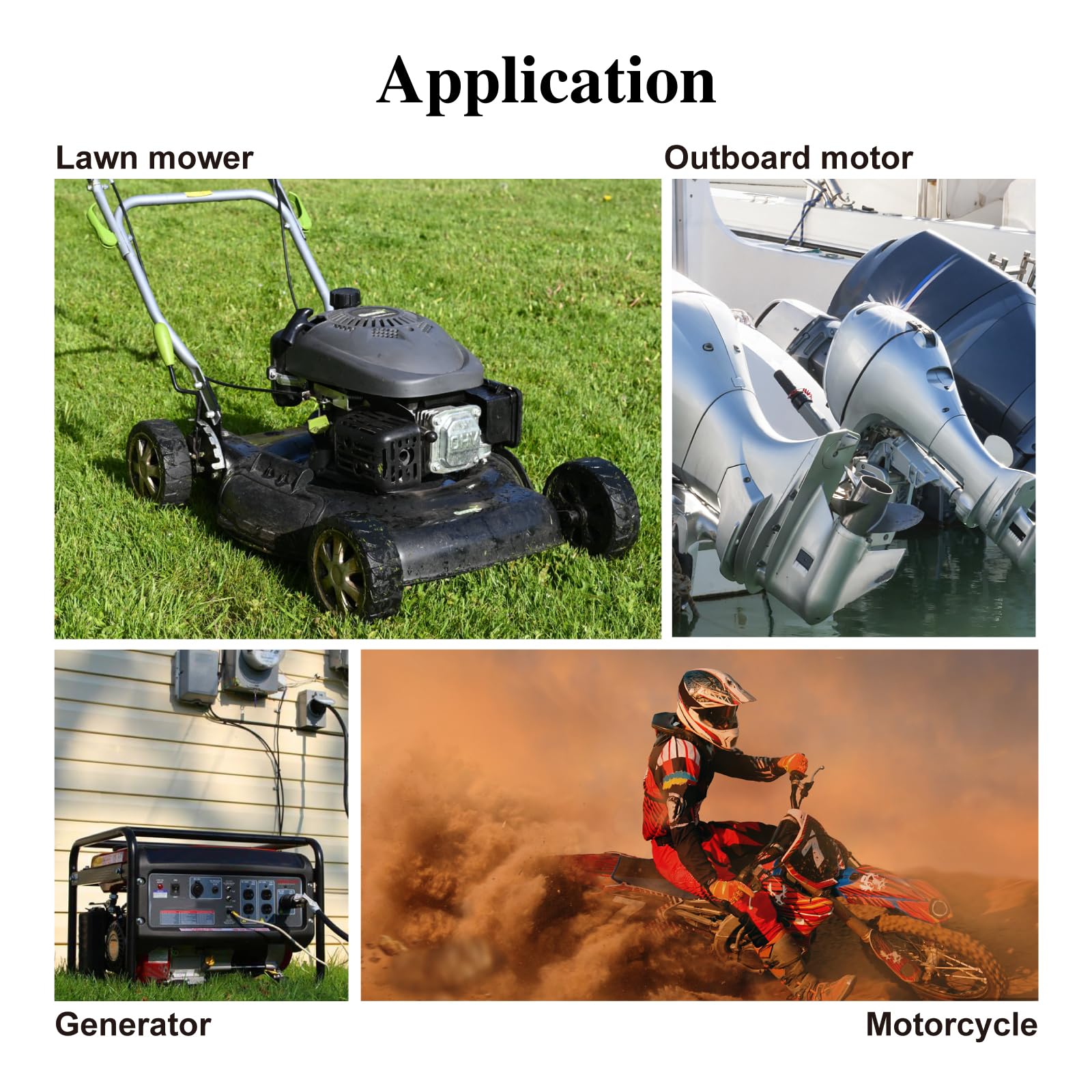 Jauge de température du moteur, compte-tours numérique, horloge, rappel de maintenance, batterie remplaçable avec rétro-éclairage pour petit moteur de tracteur de pelouse (HM035A)