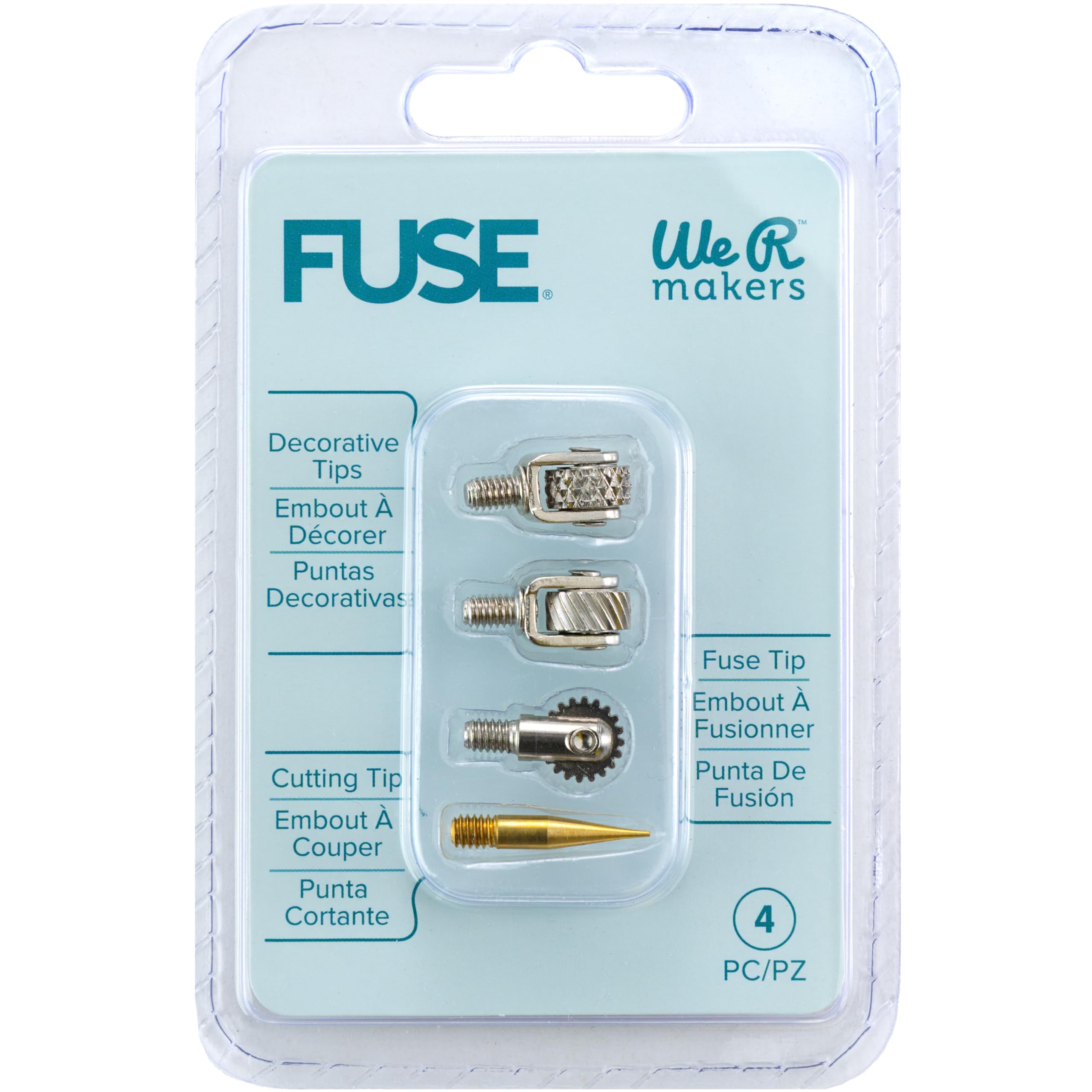 We R Memory Keepers - Fuse Tips (4 Pack),1.9x8.25x13.33 cm