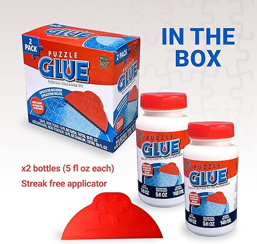 Vista 7 de Rompecabezas pegamento 2 paquetes lotes accesorios MasterPieces, 5 onzas, paquete de 2